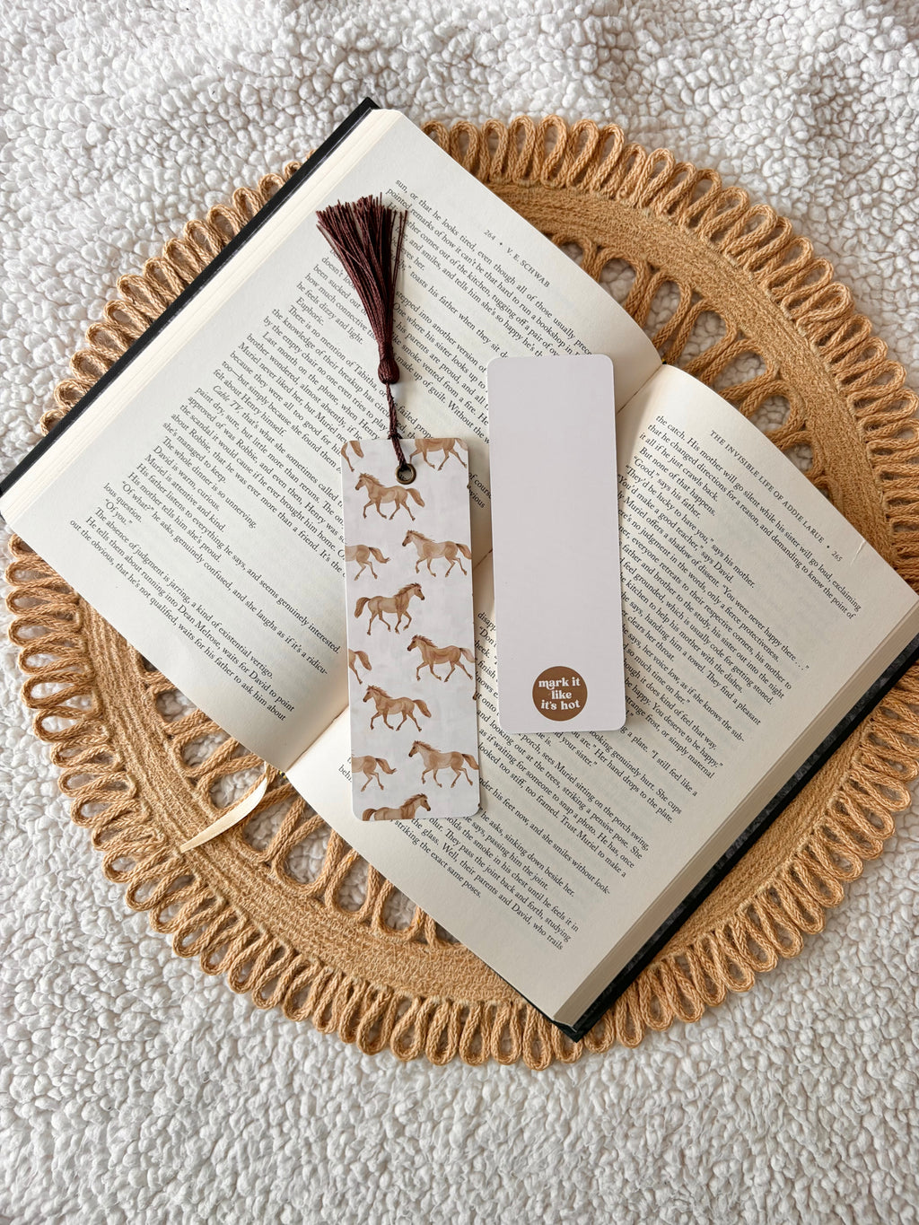 wild horses bookmark