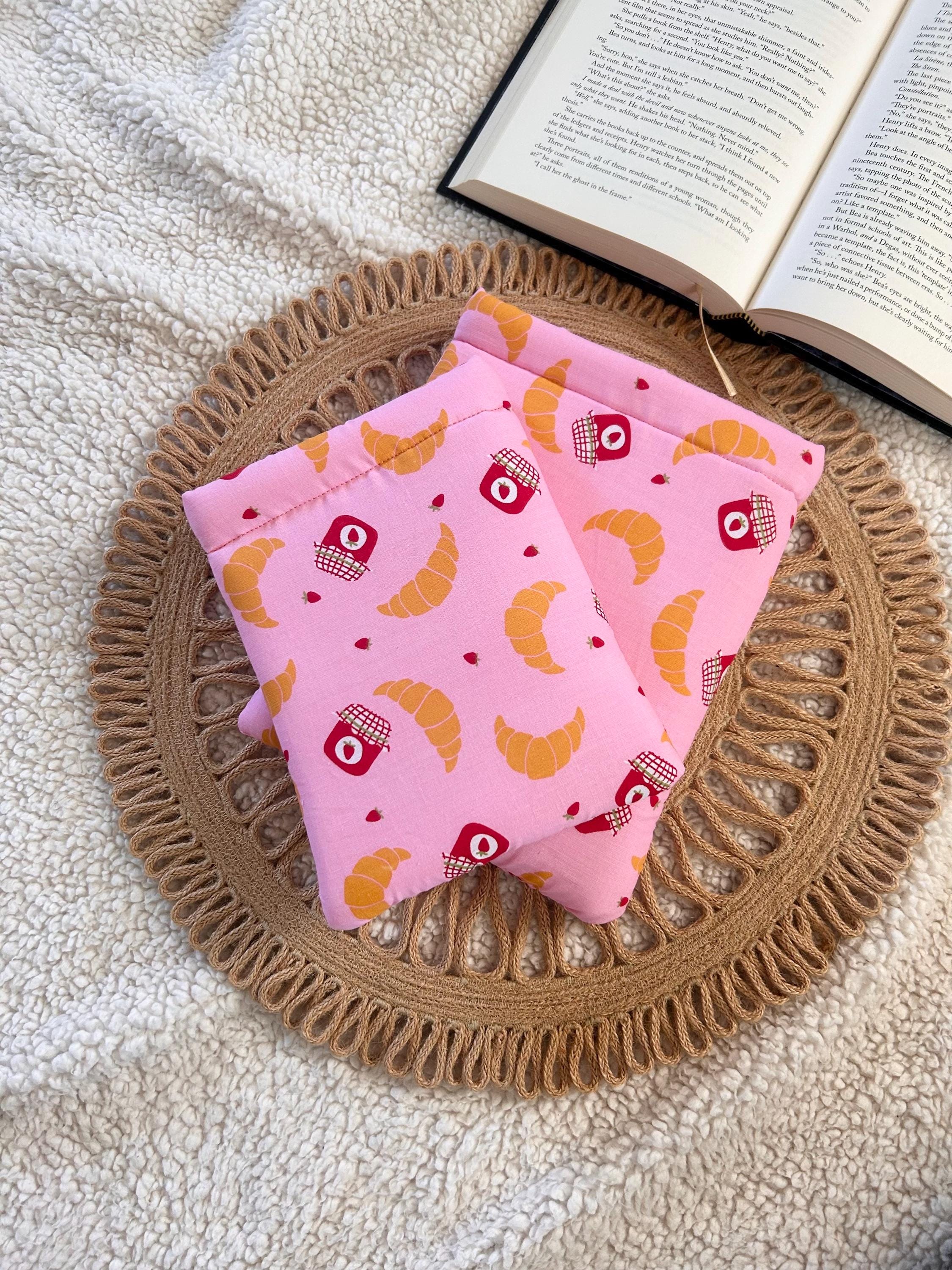 croissant and jam book & kindle  sleeve