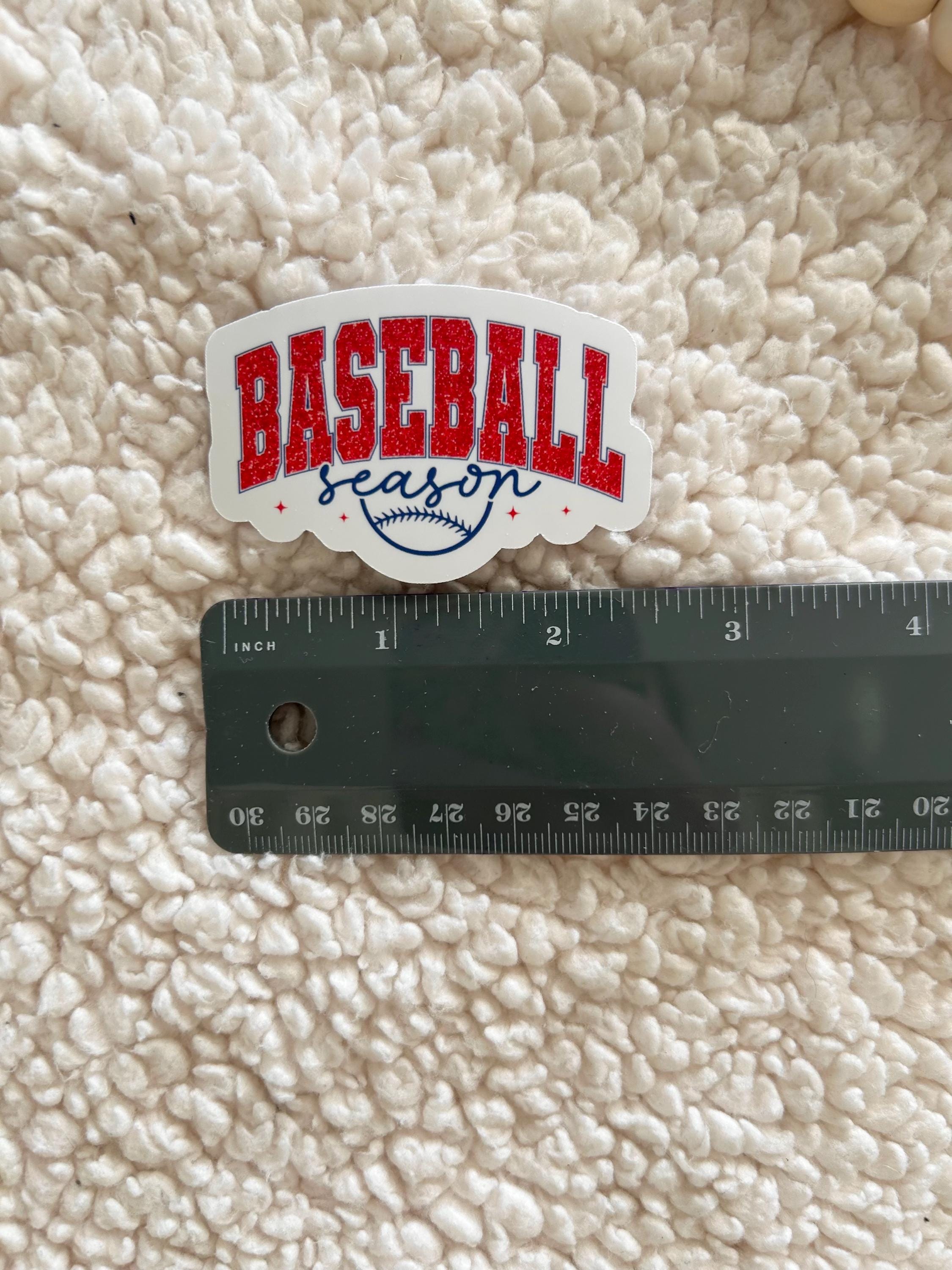 baseball season sticker