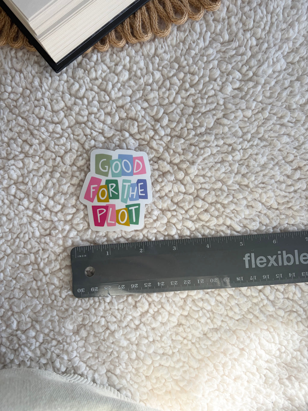 good for the plot sticker