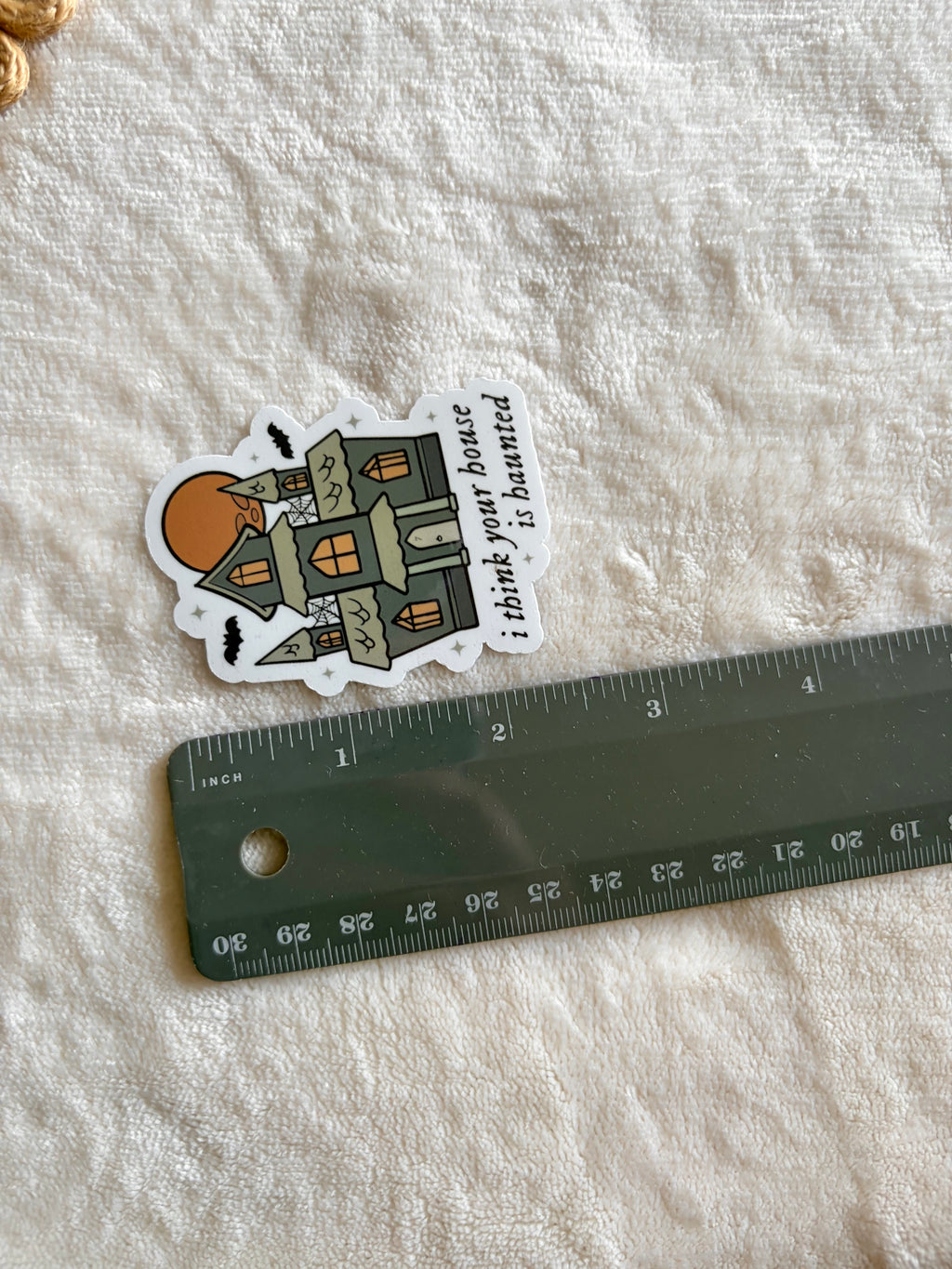 haunted house sticker