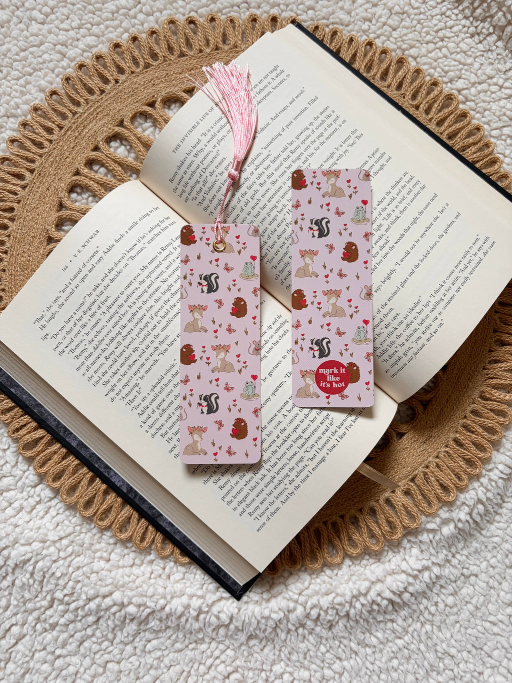 cupid's critters bookmark
