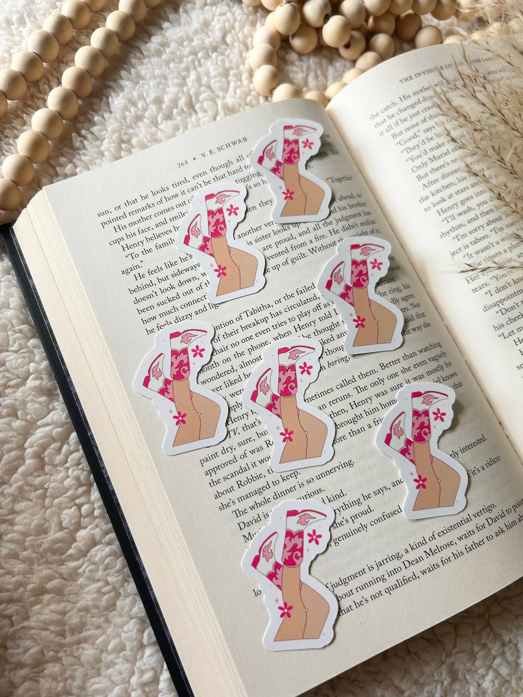 cowgirl boots sticker