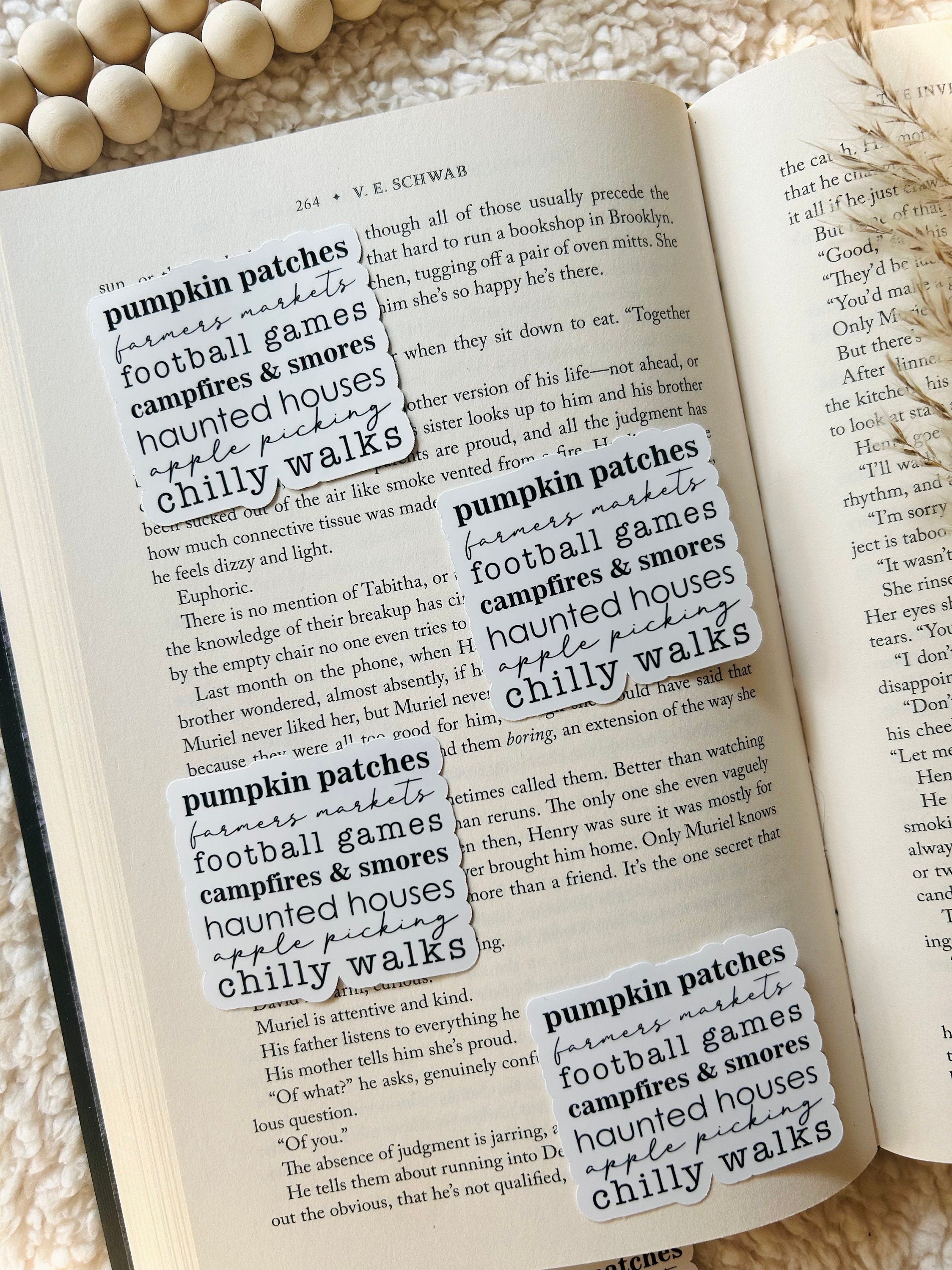 fall bucket list sticker
