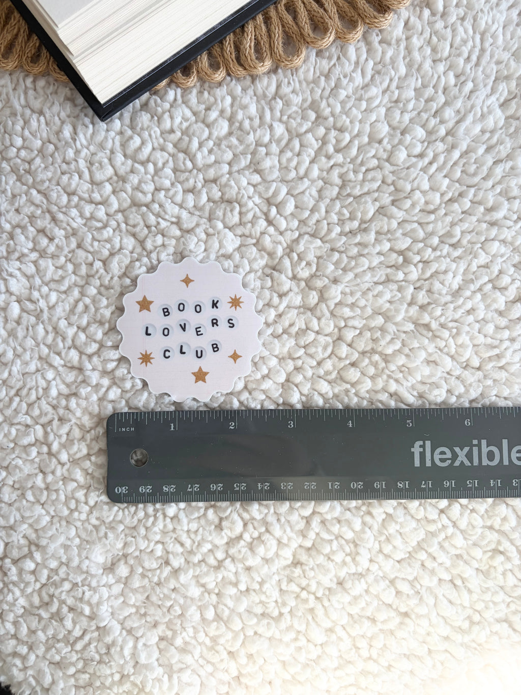 book lovers club sticker