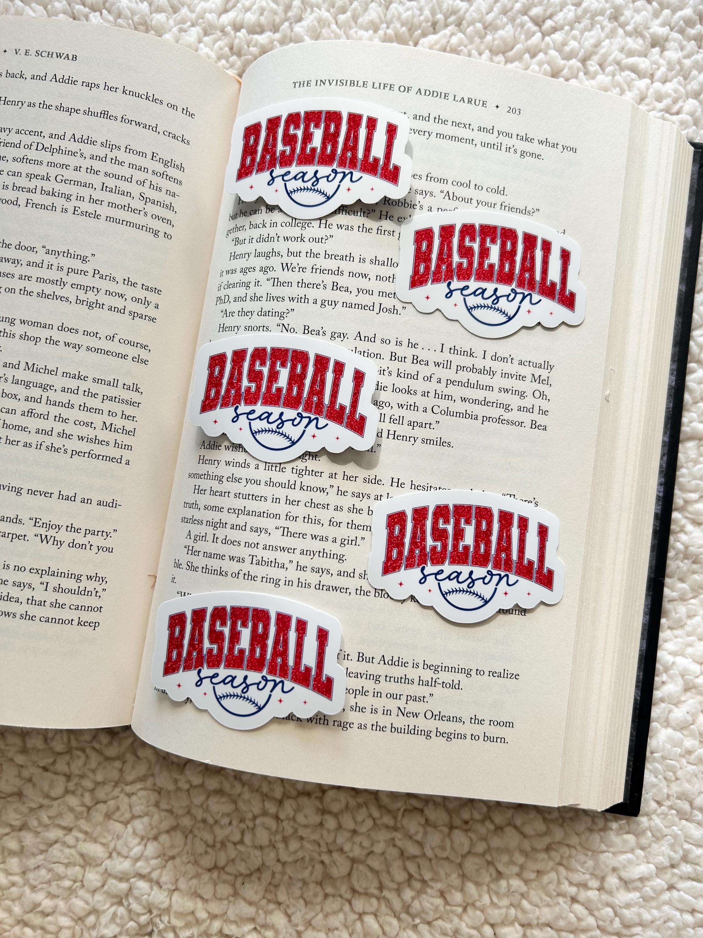 baseball season sticker