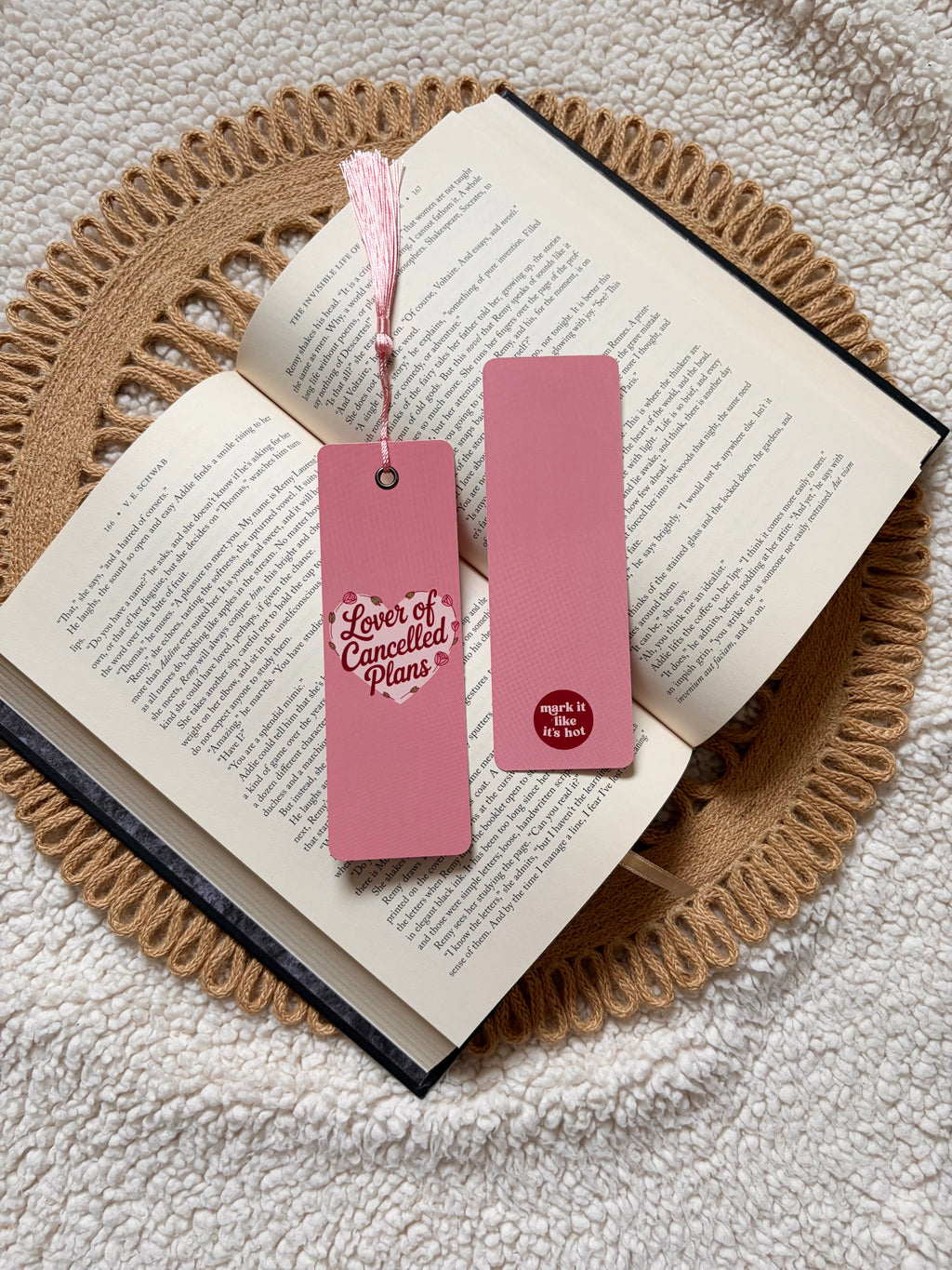 lover of cancelled plans bookmark
