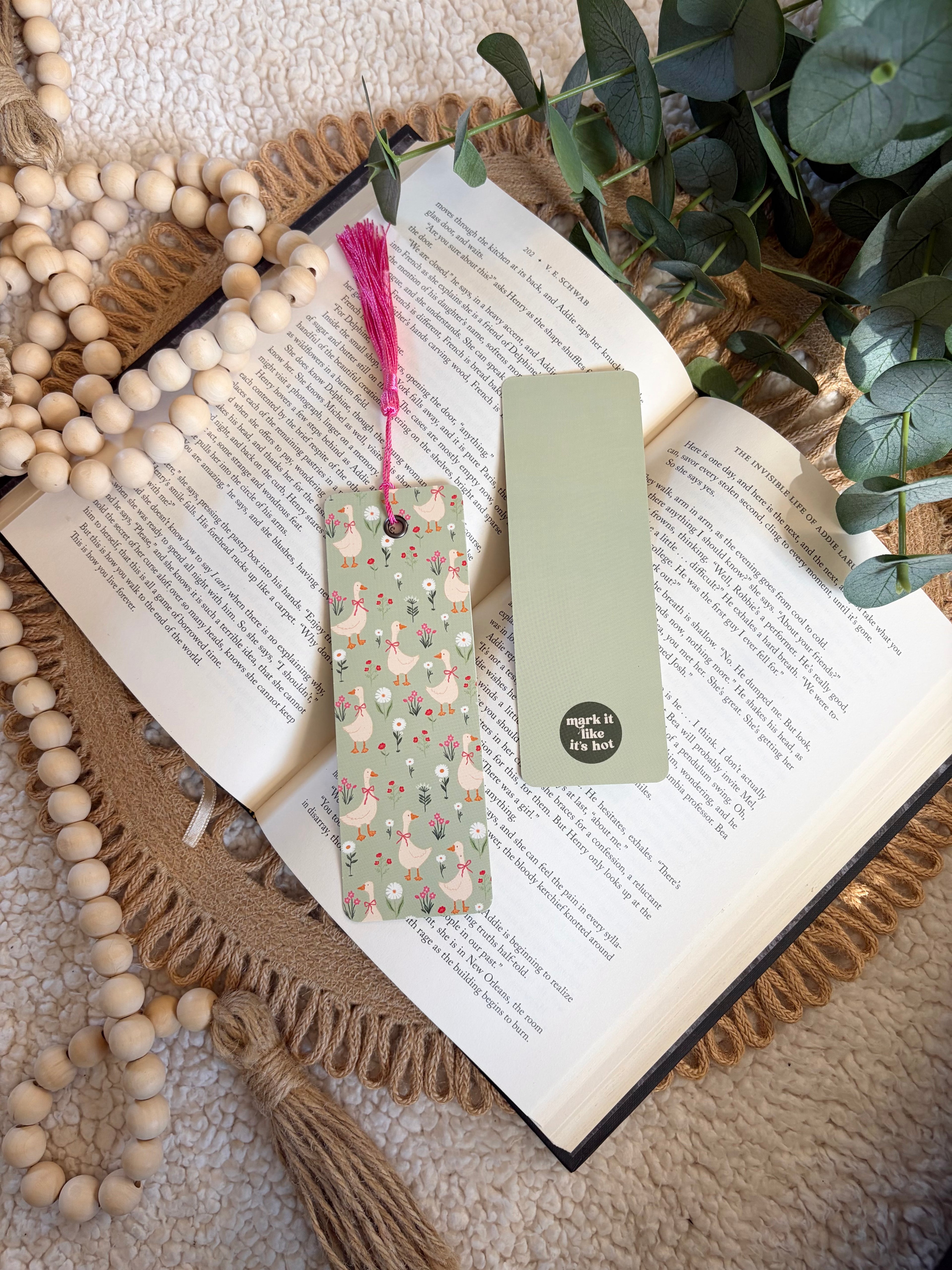 spring goose on the loose bookmark