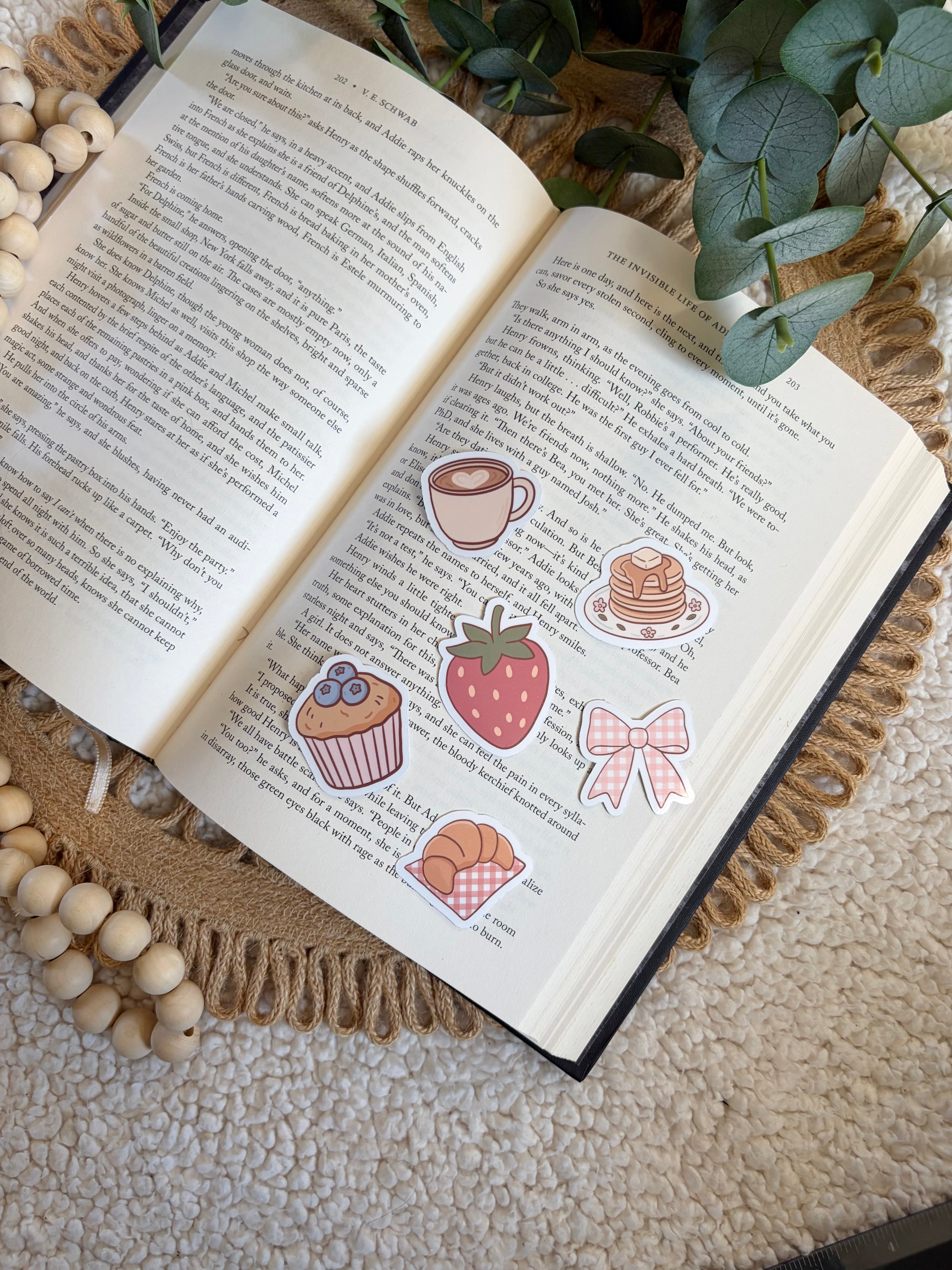 6 mini spring picnic sticker pack