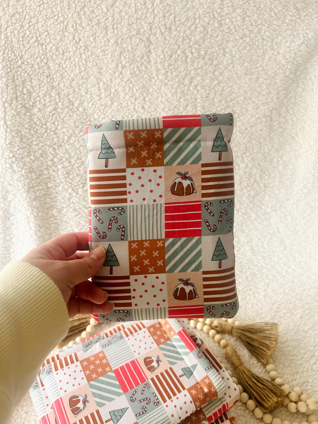 christmas tile book & kindle sleeve