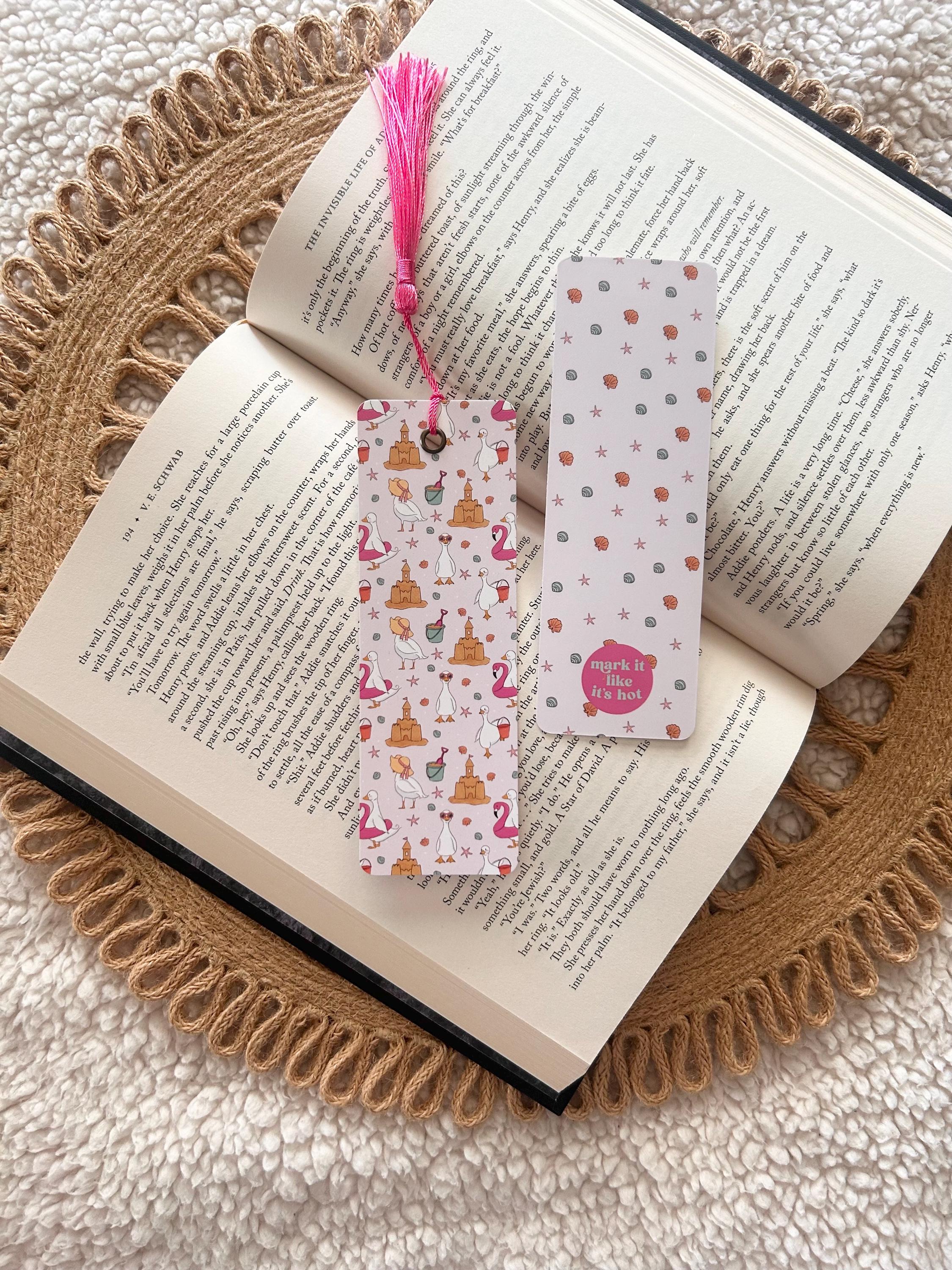 silly goose summer bookmark