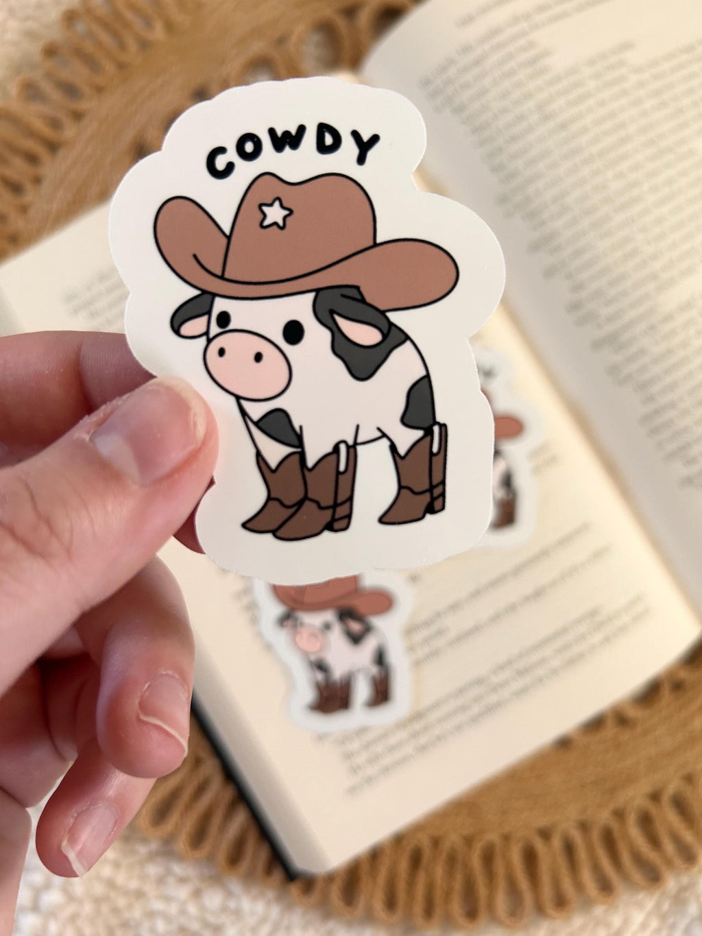 cowdy sticker