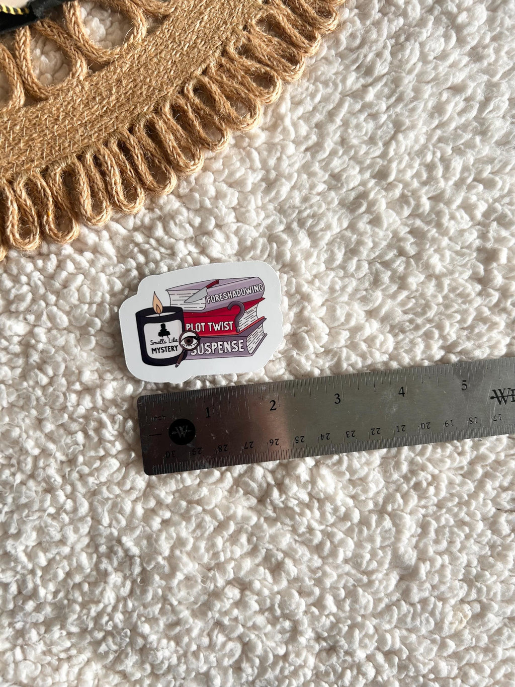 smells like mystery sticker