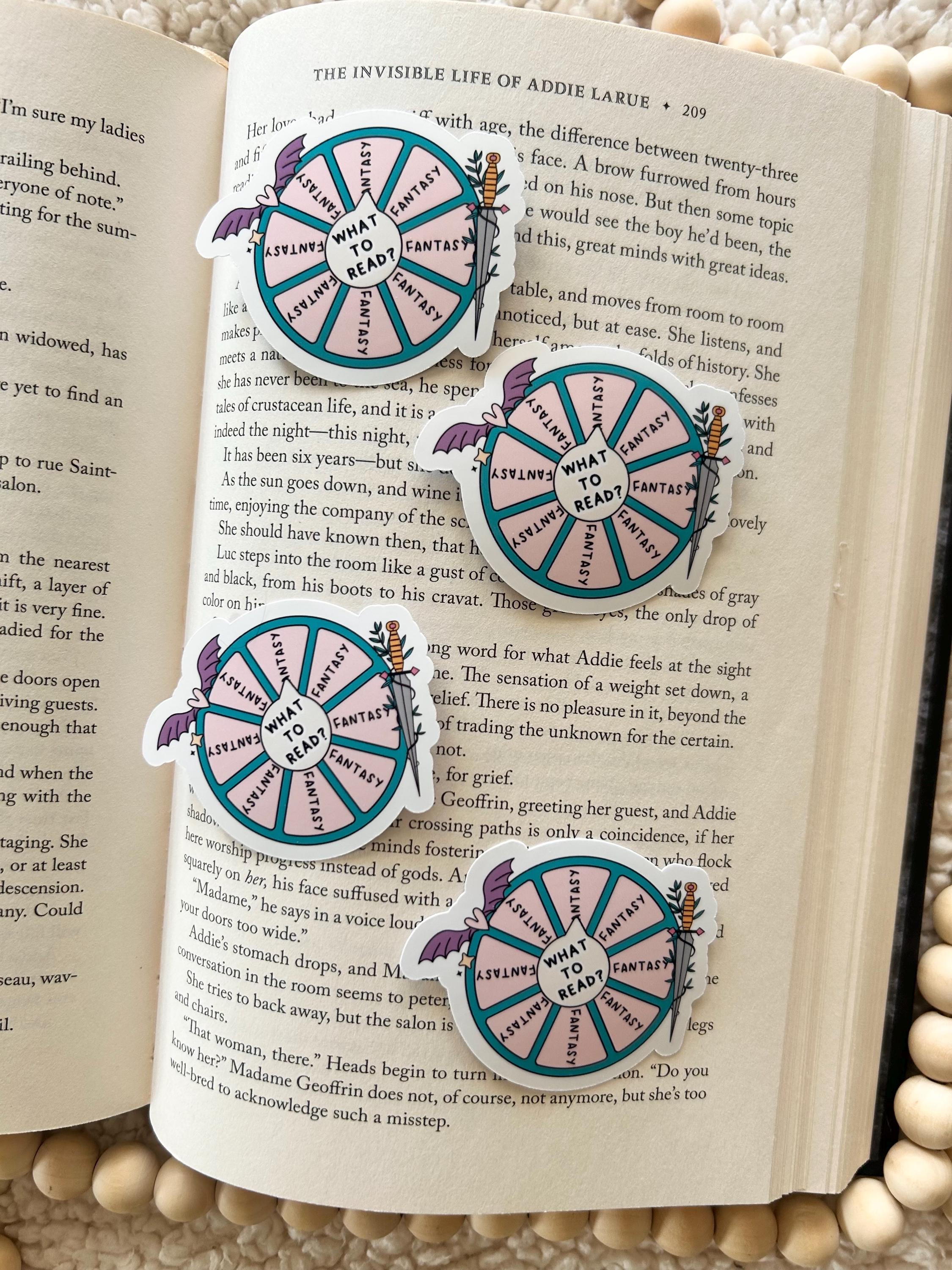only reading fantasy sticker