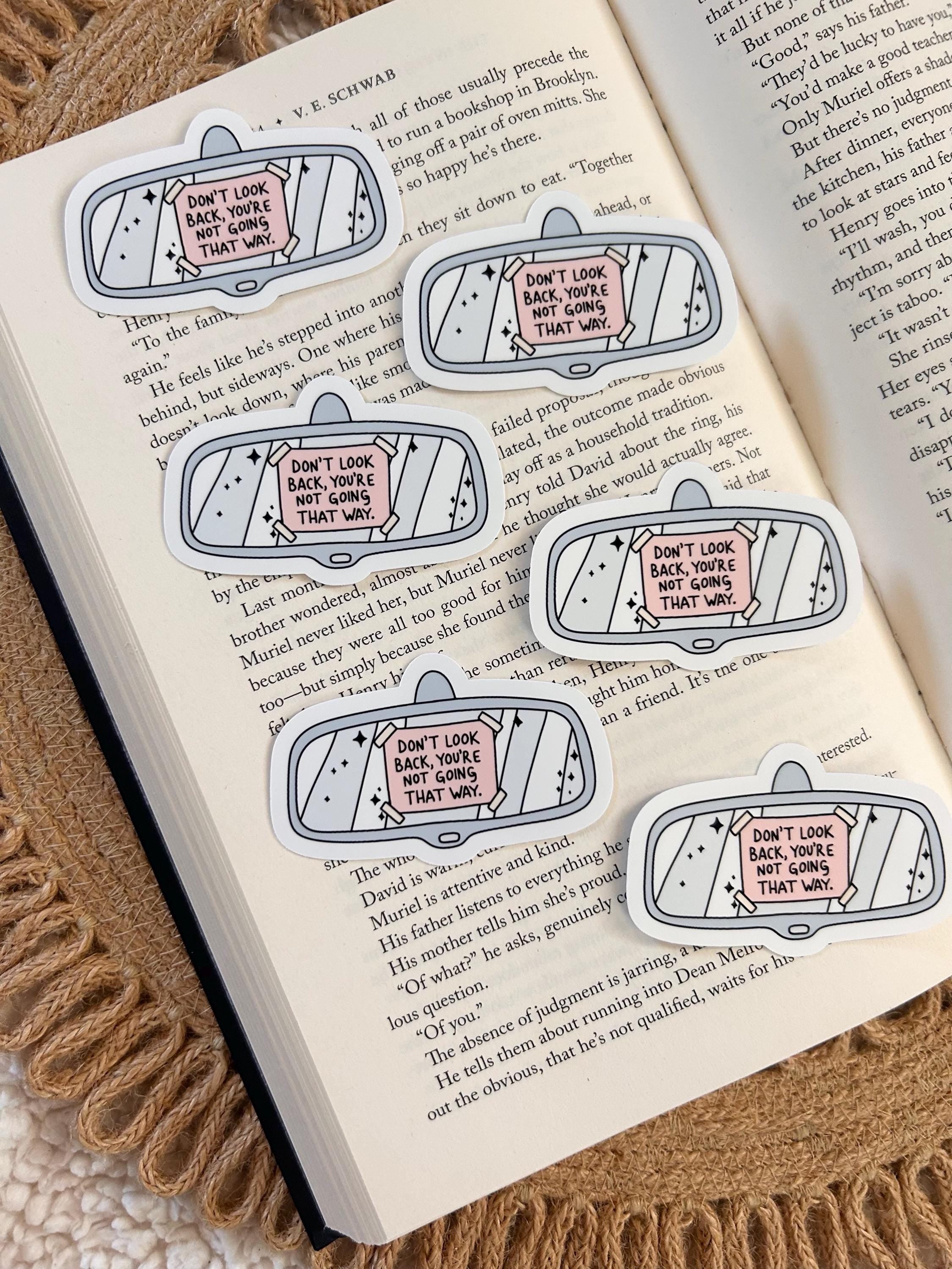 don't look back sticker