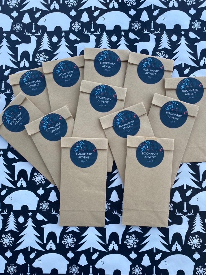 Bookmark Advent Calendar| Book lovers gift| bookish advent | Bulk Bookmarks