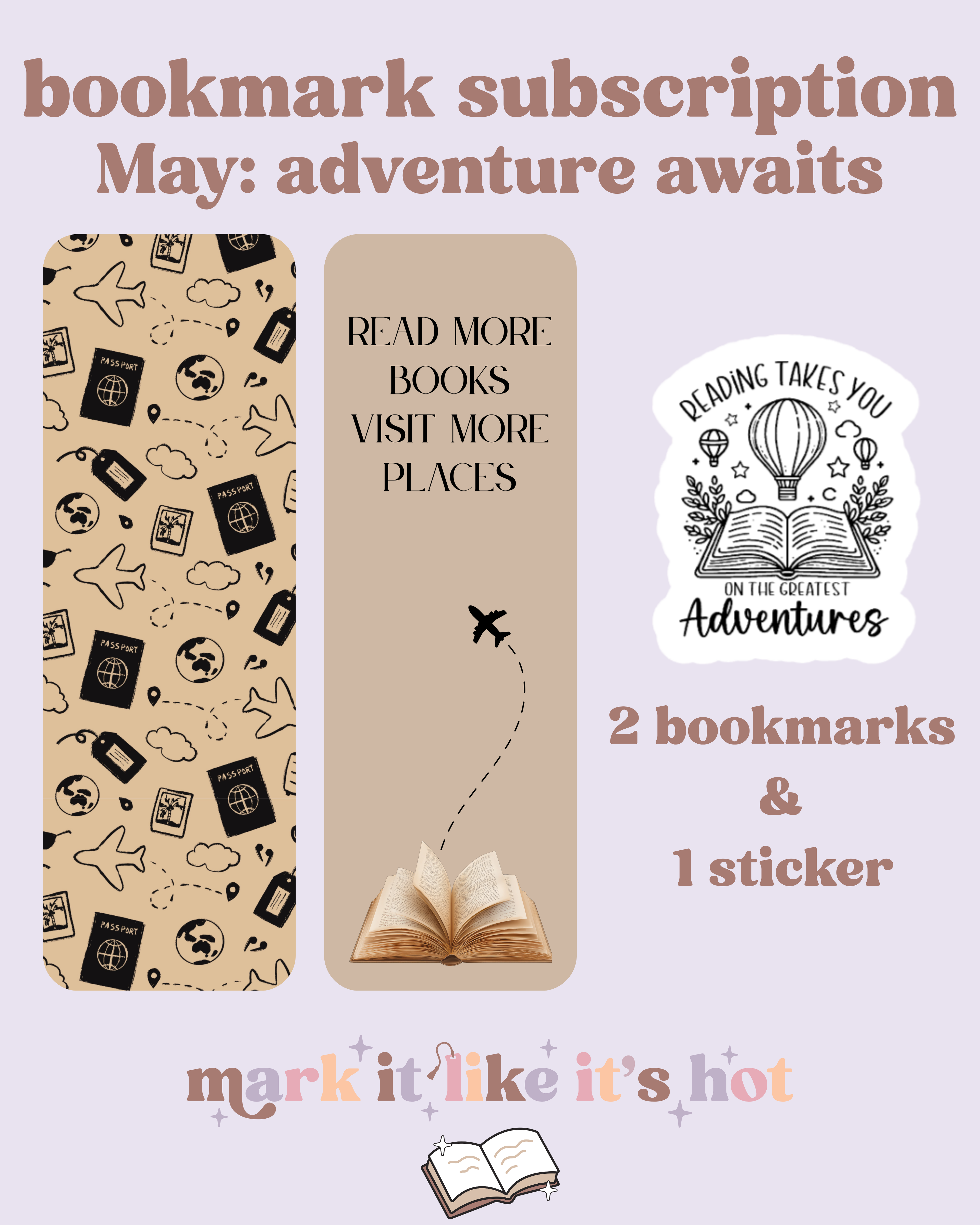 Monthly Bookmark Club :)