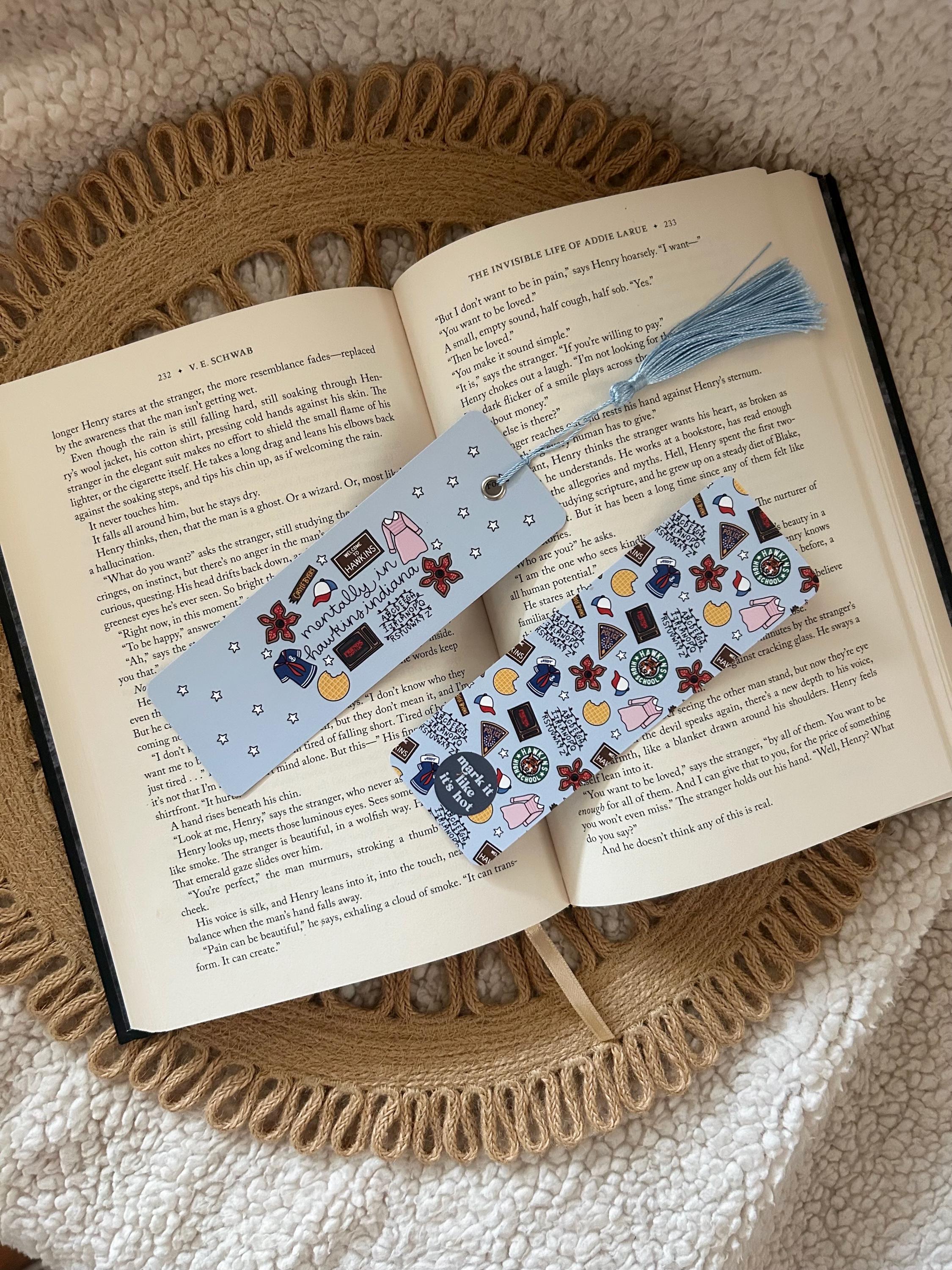 mentally in hawkins bookmark