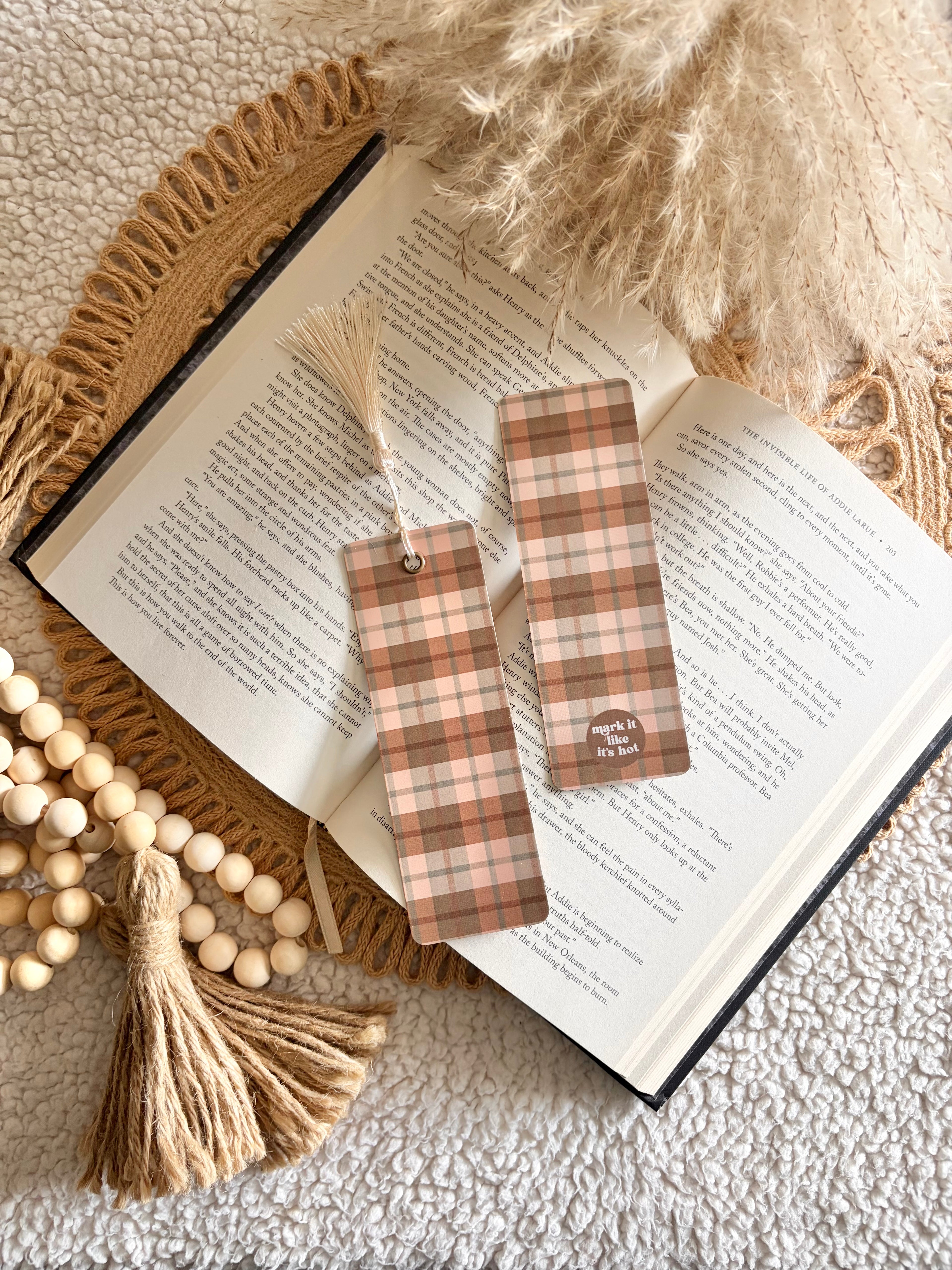 favorite flannel bookmark