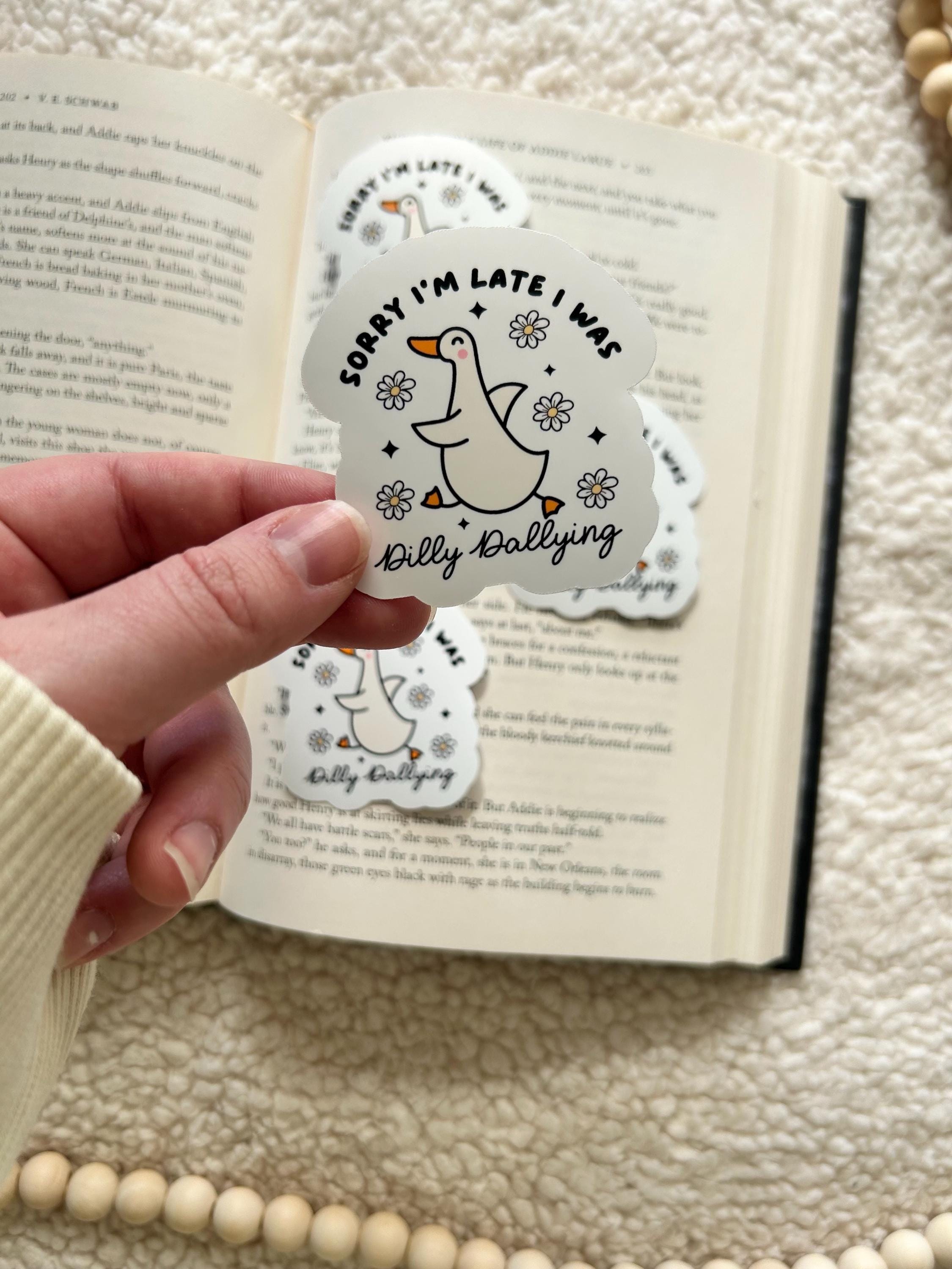 dilly dallying sticker