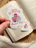 hopeless romantic book club sticker