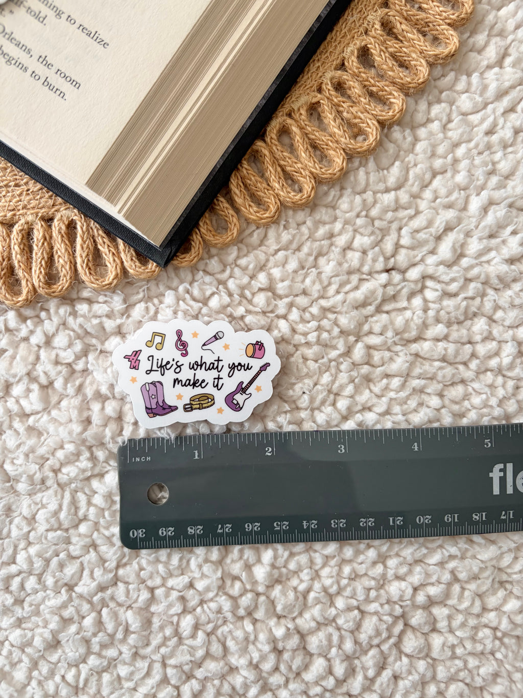 life’s what you make it sticker