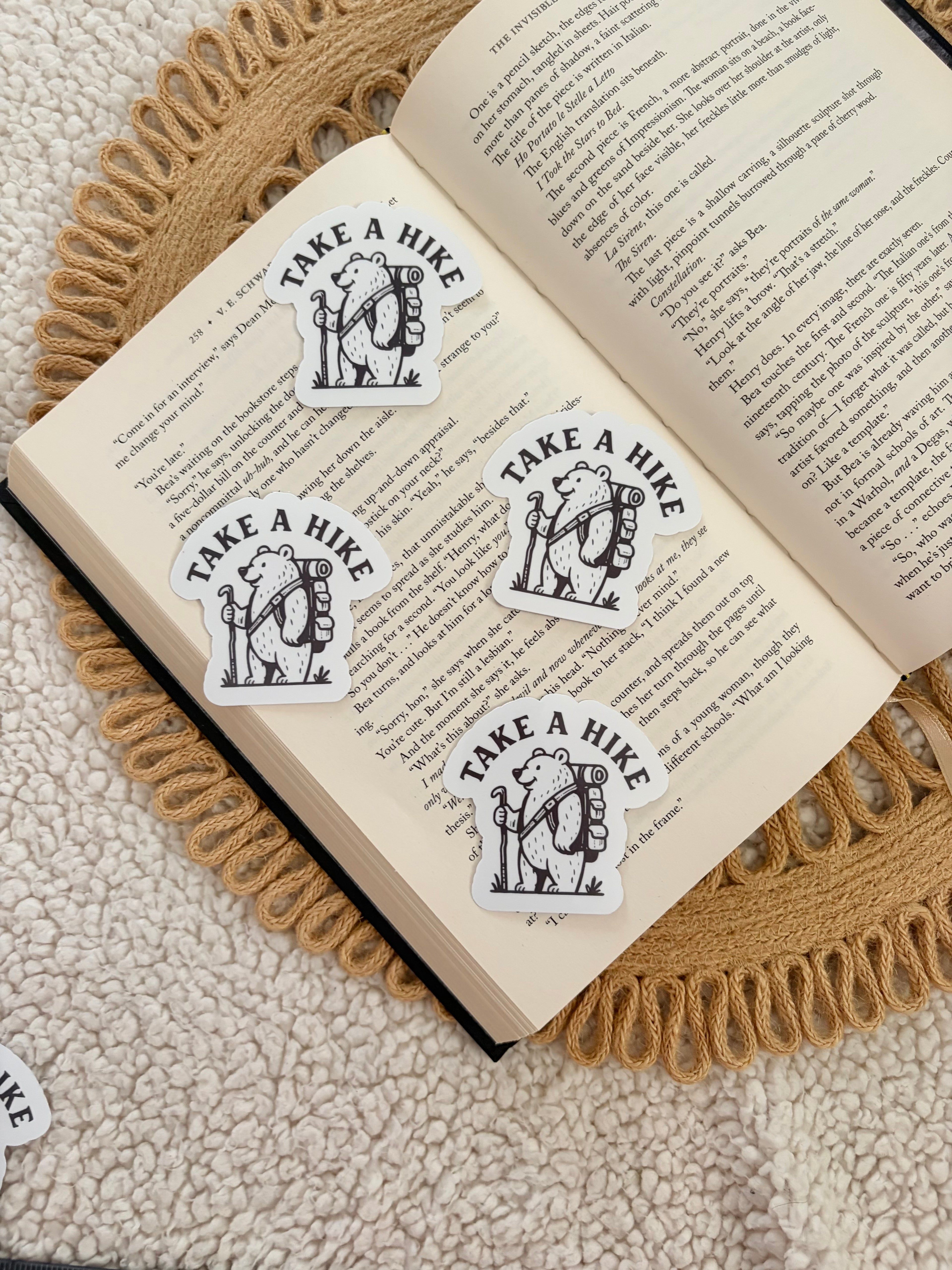 take a hike sticker