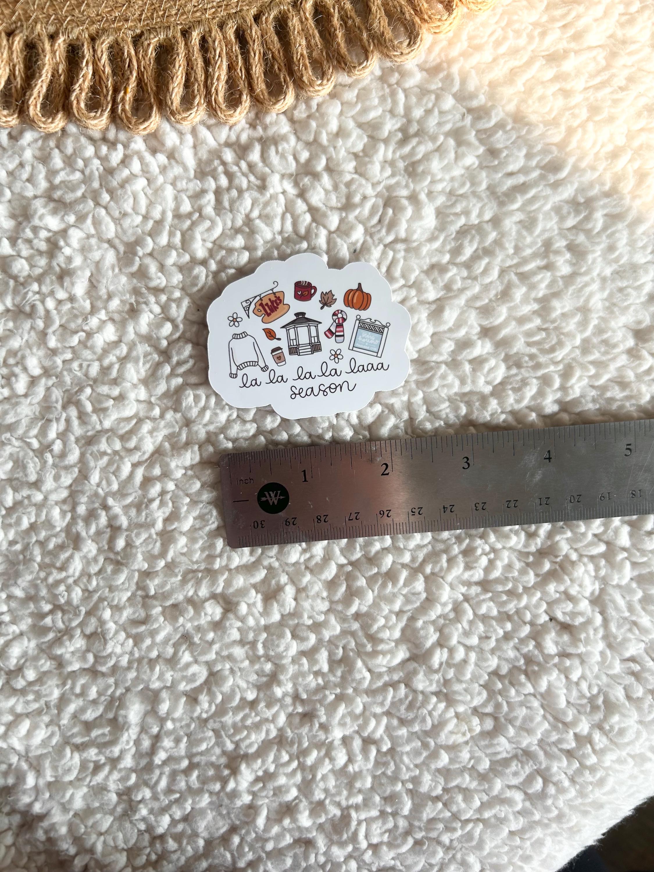 la la la la season sticker