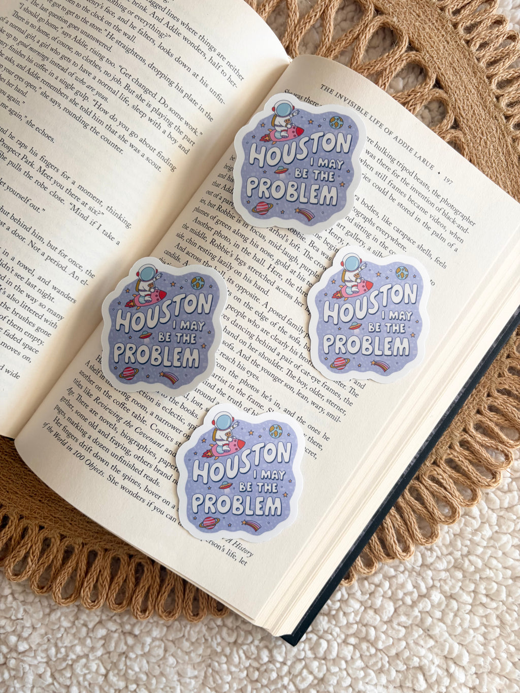 Houston I’m the problem sticker