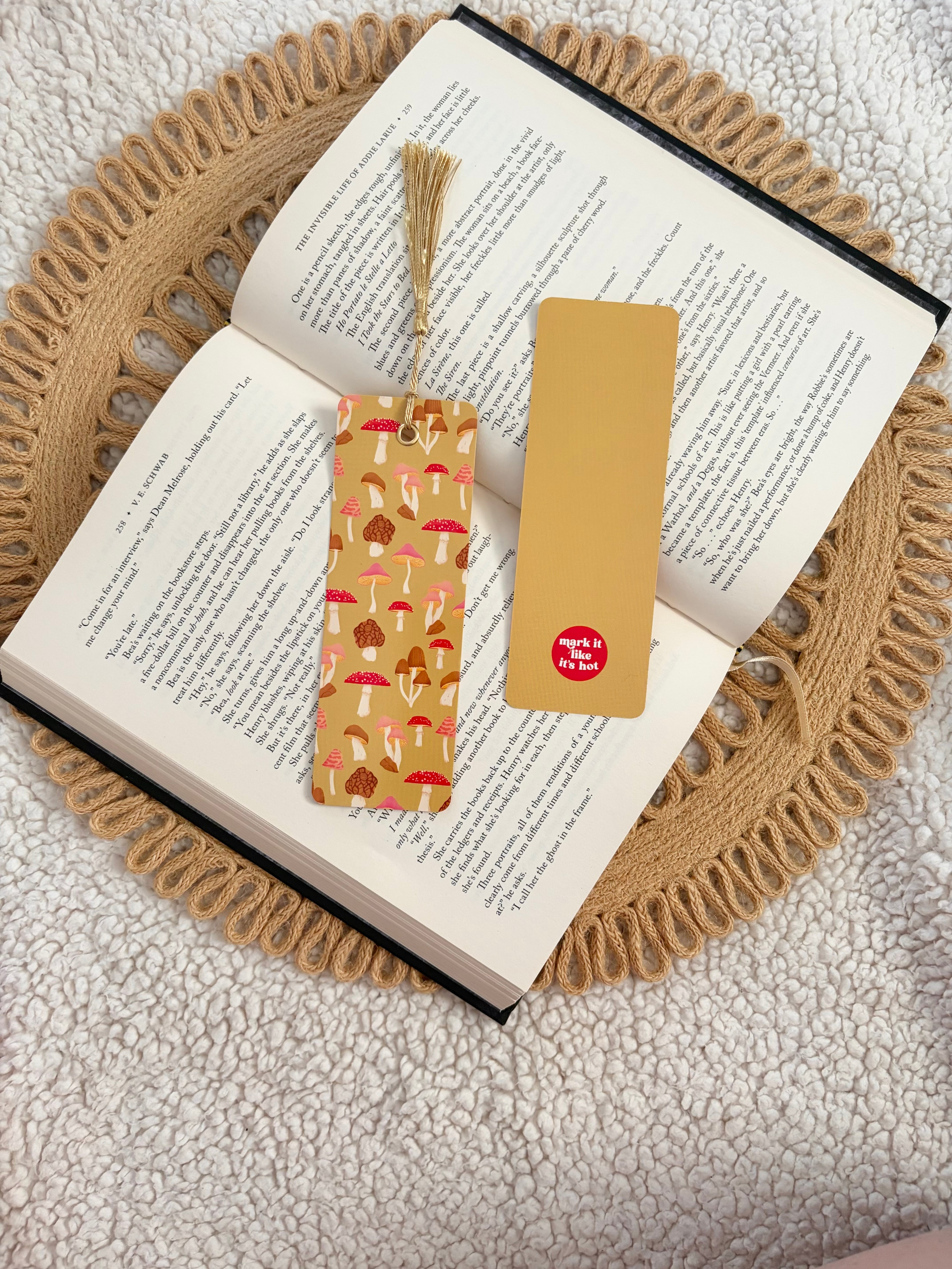 mushroom bookmark