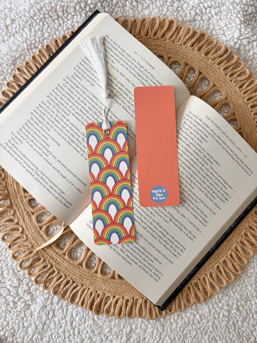 rainbows bookmark