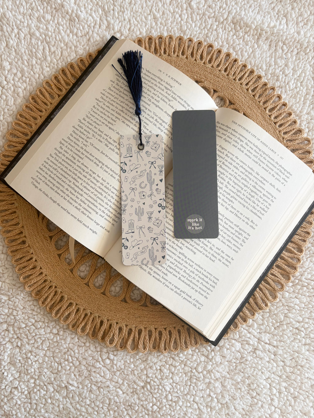 lucky cowgirl bookmark