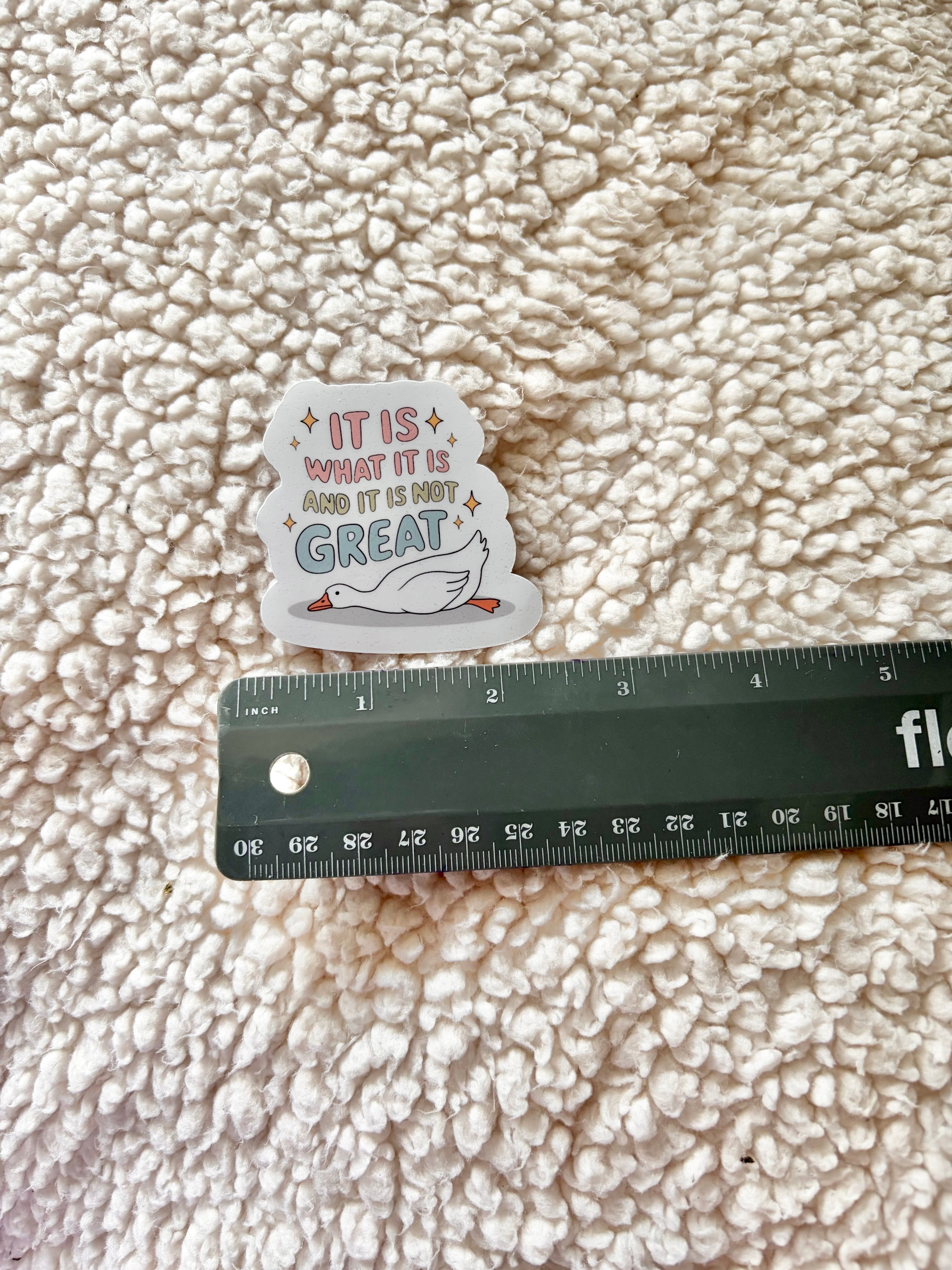 it is what it is sticker