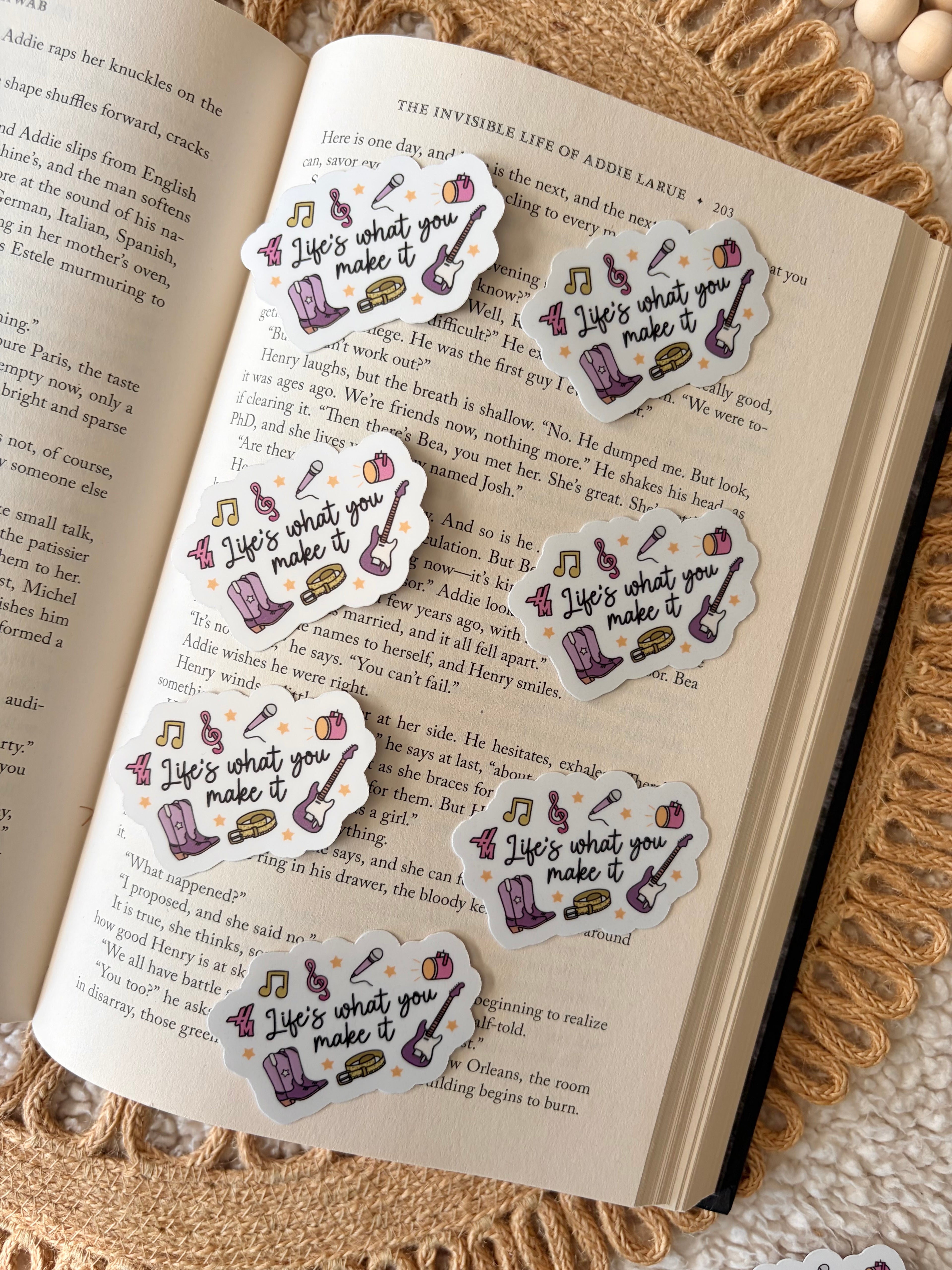 life’s what you make it sticker