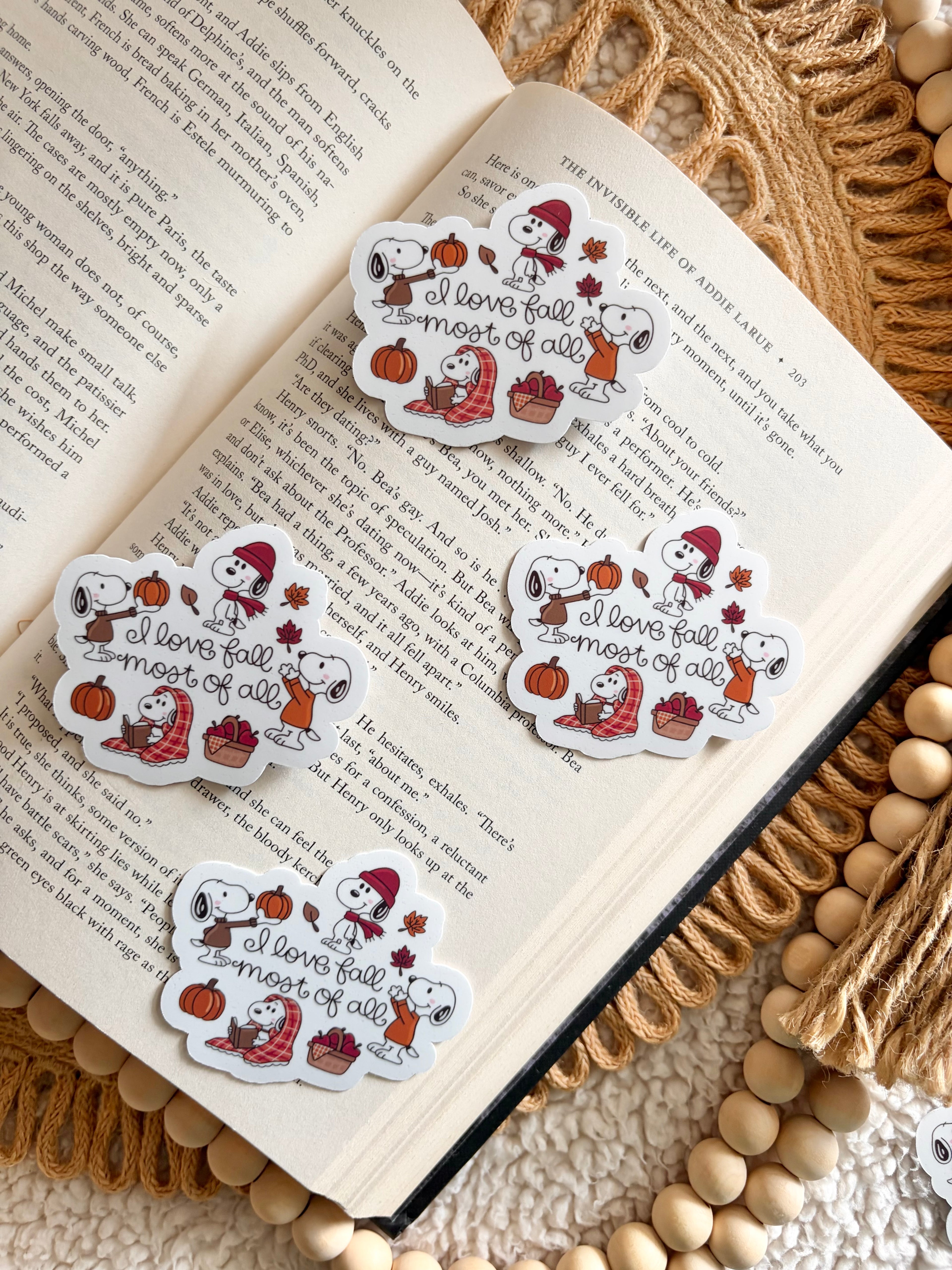 love fall most of all sticker