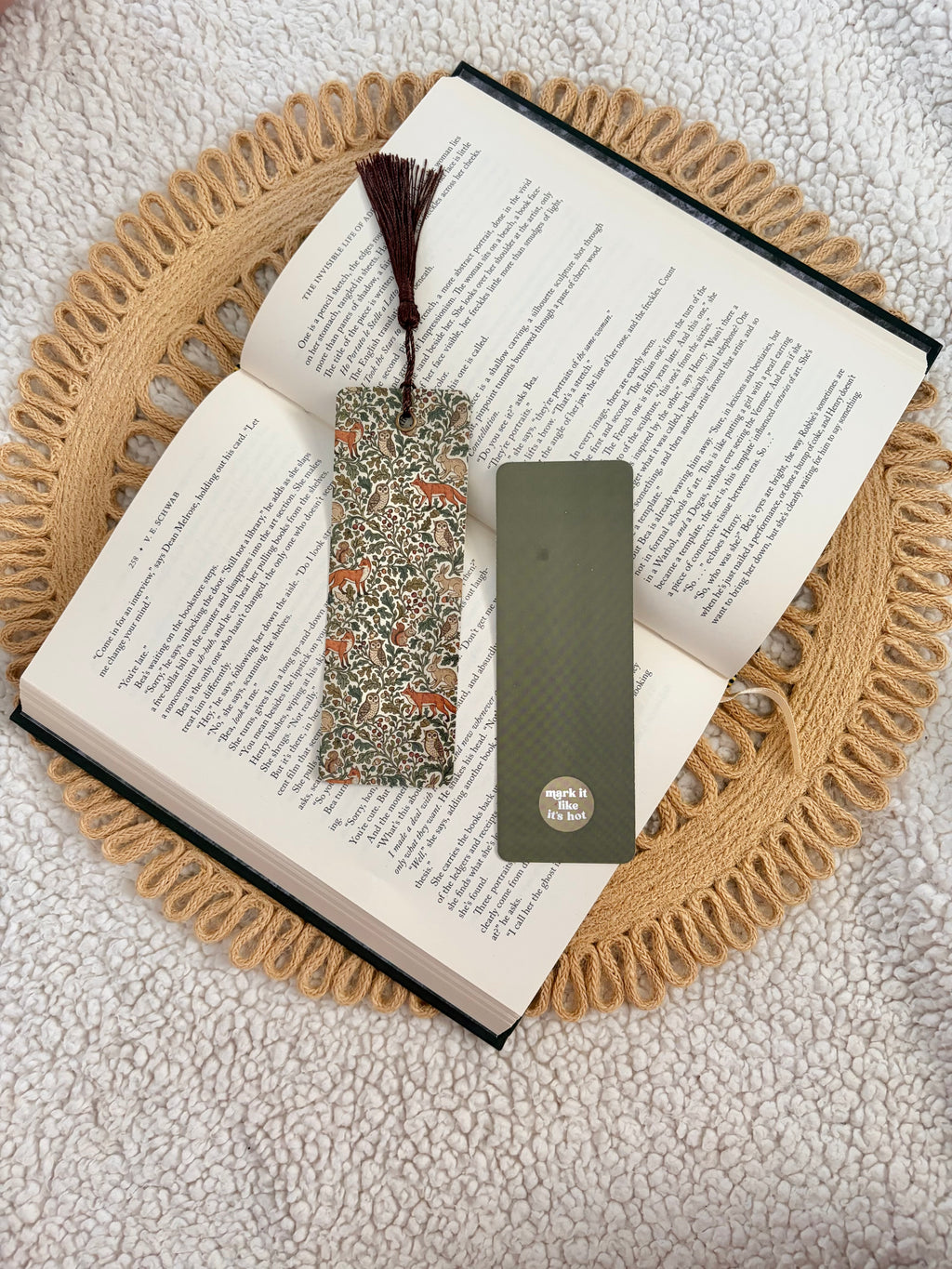 woodland animals bookmark