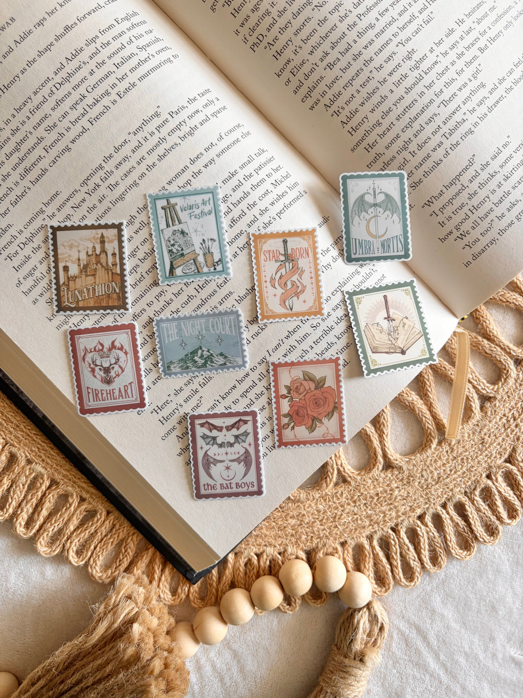 9 mini sjm stickers pack