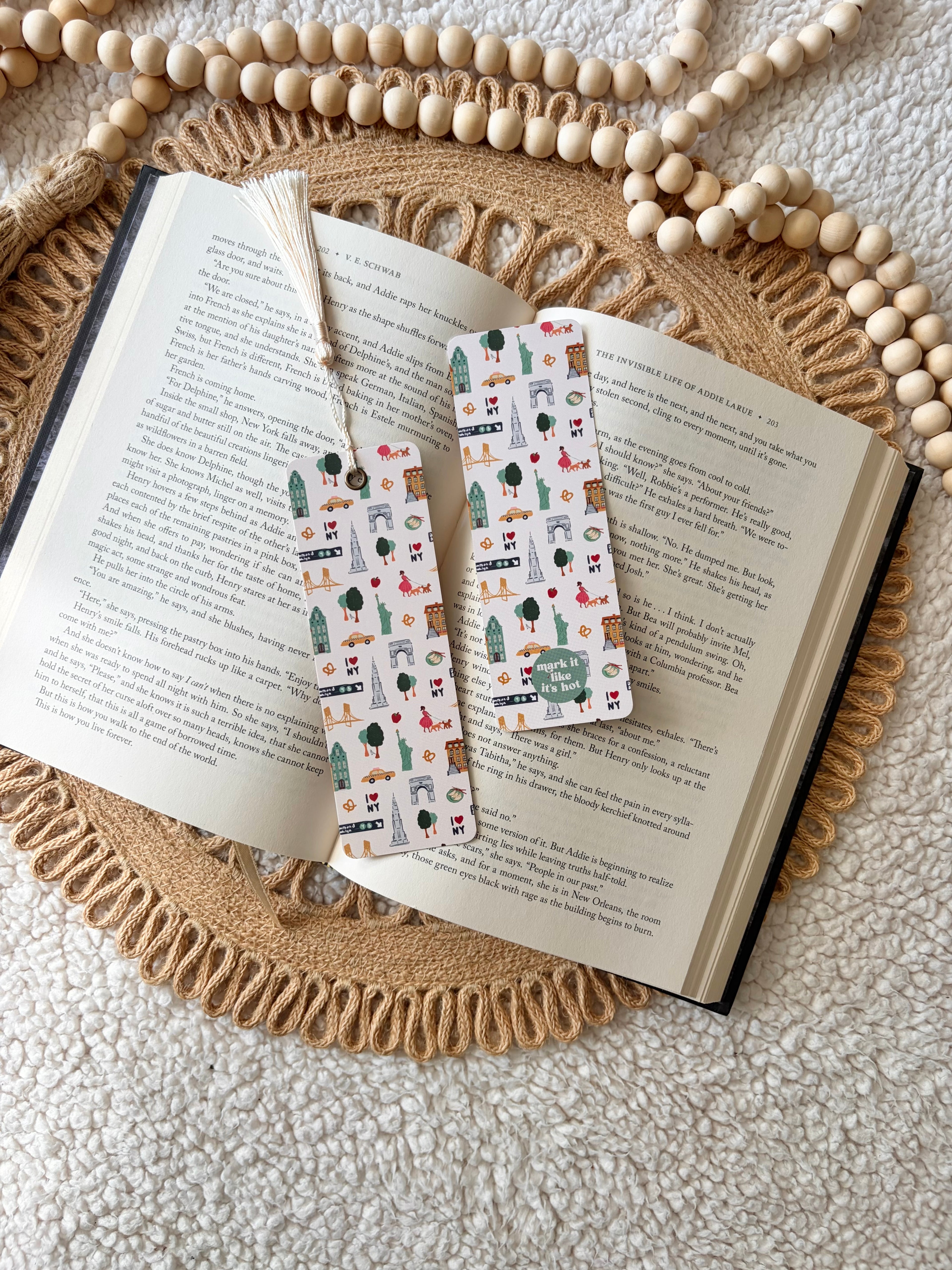New York City bookmark