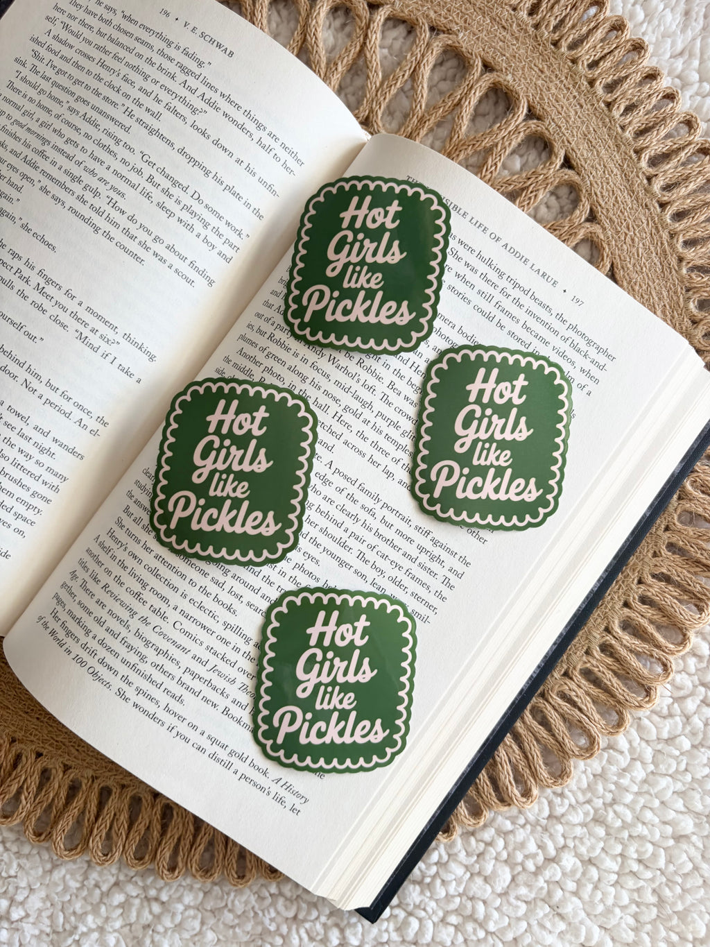 hot girls eat pickles sticker