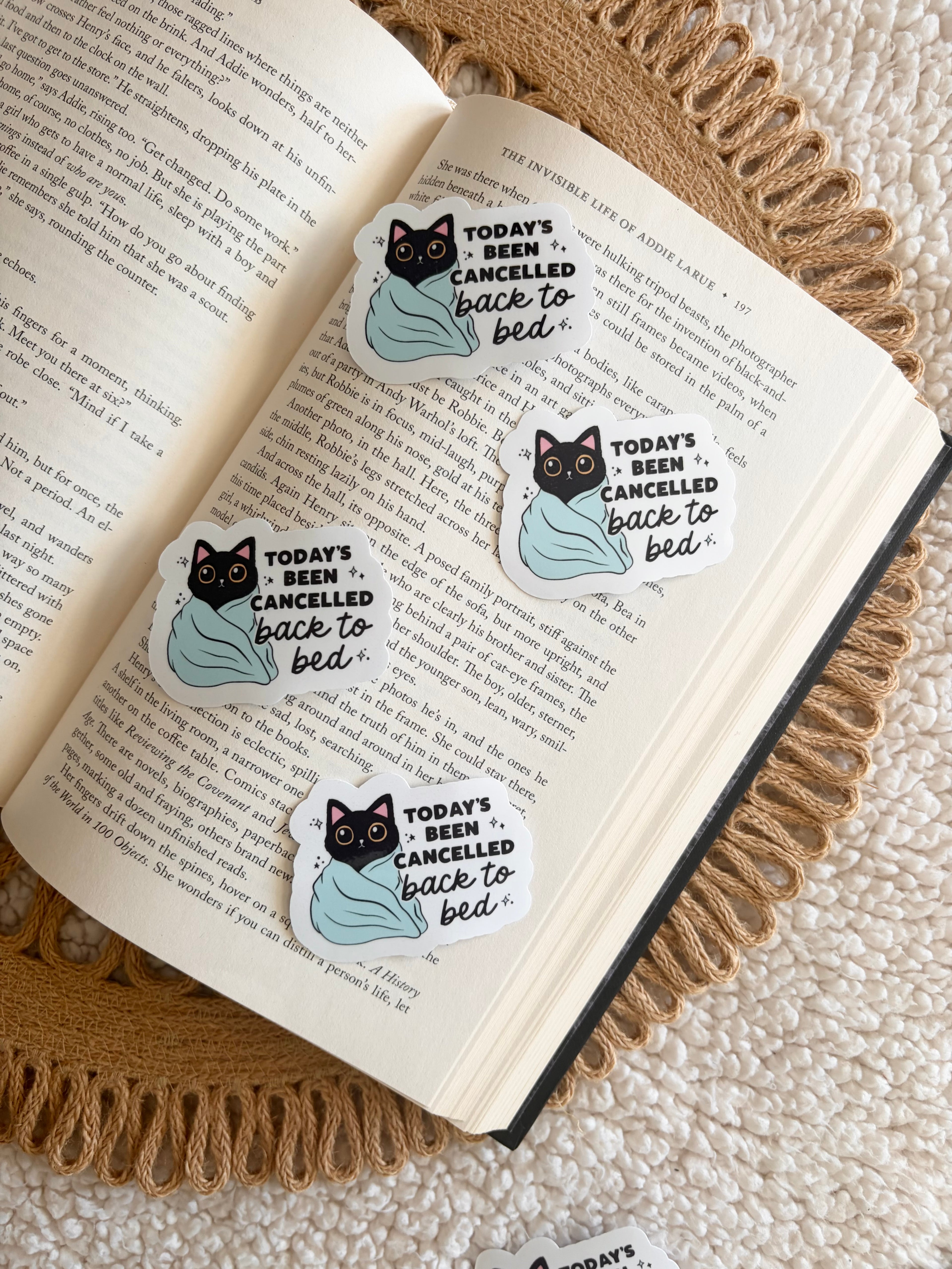 todays been cancelled sticker