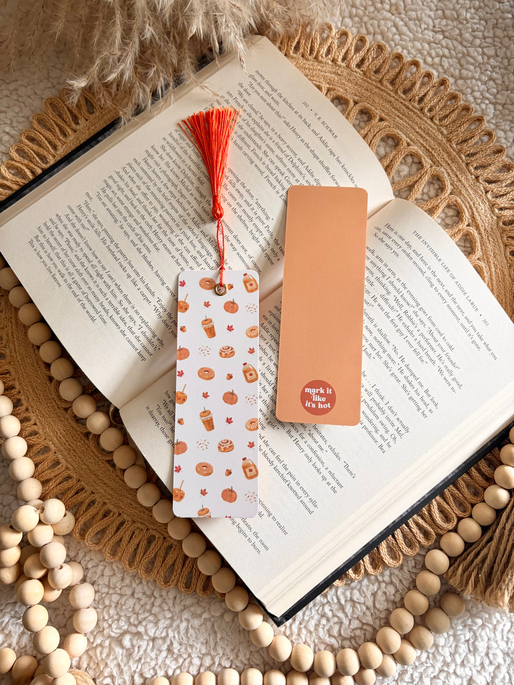 pumpkin & cider bookmark