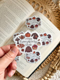 cozy homebody club sticker