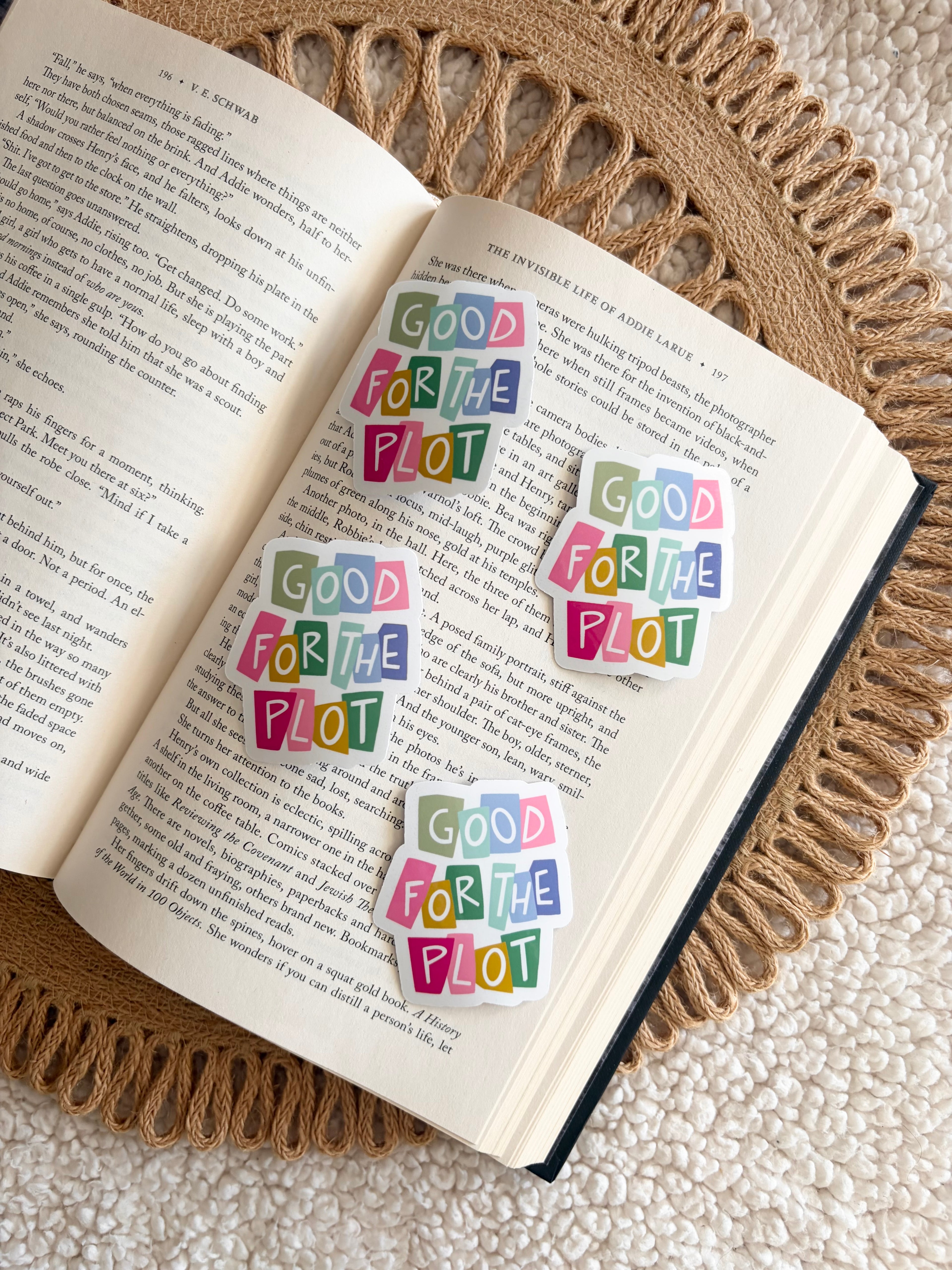 good for the plot sticker