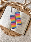 rainbow stripes bookmark