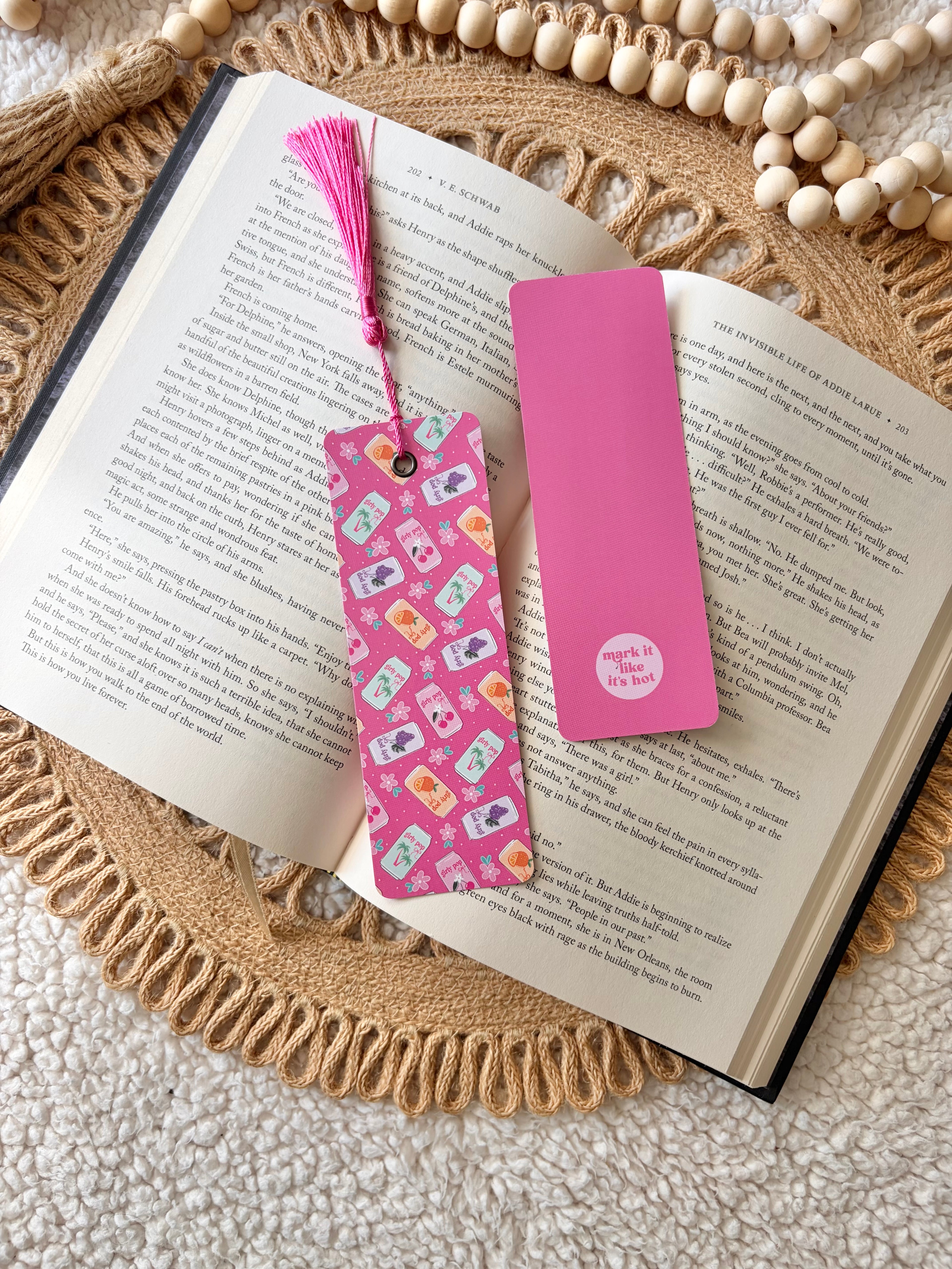 soda pop bookmark