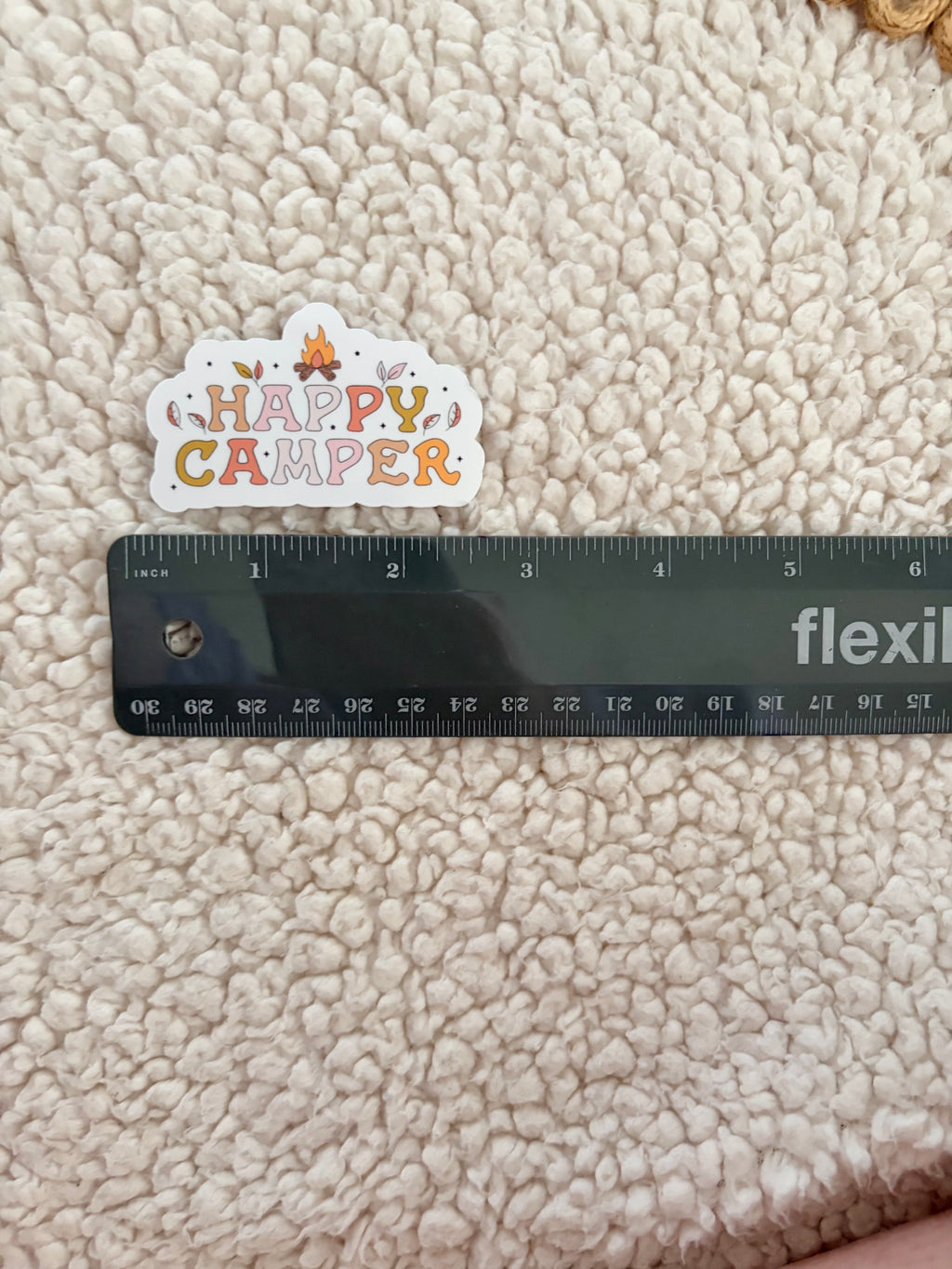 happy camper sticker