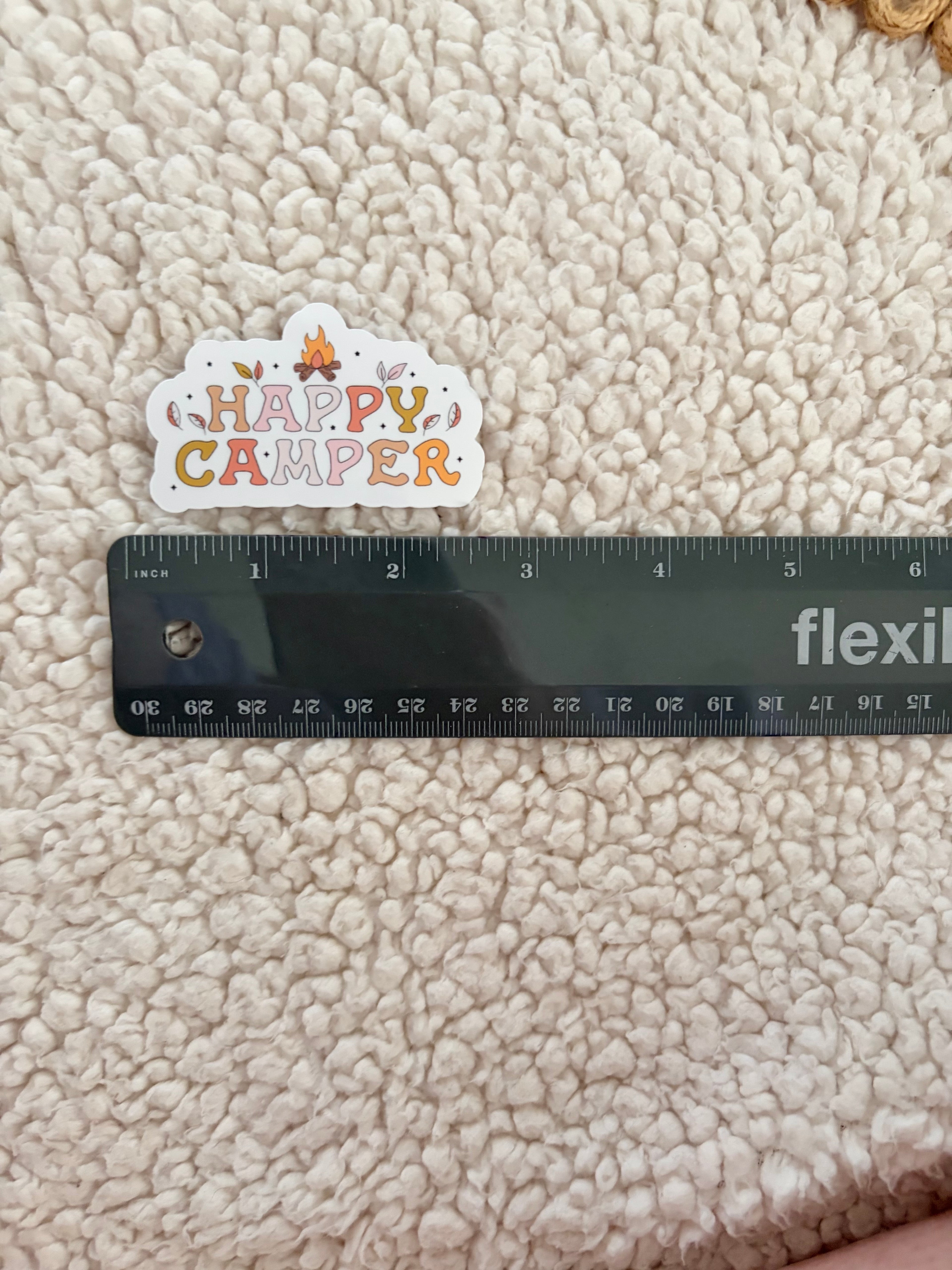 happy camper sticker
