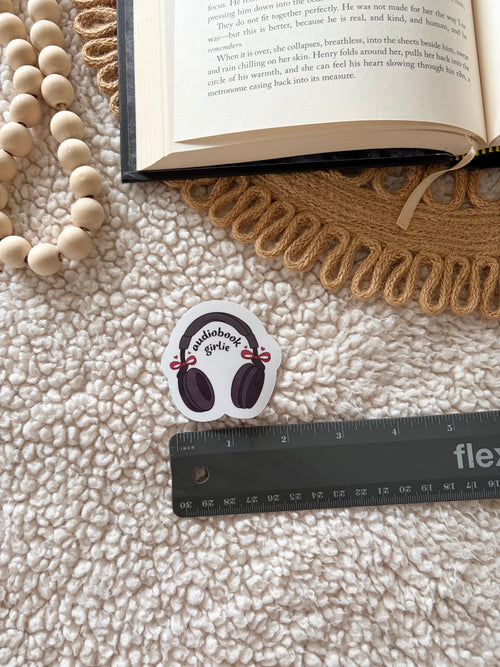 audiobook girl sticker