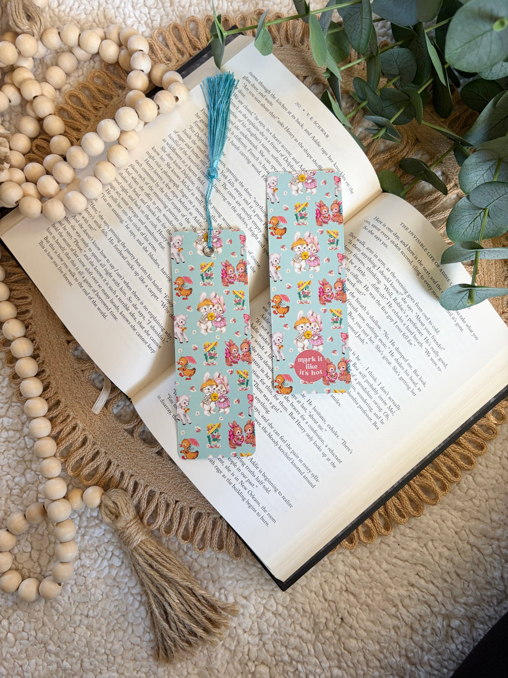 vintage animals bookmark