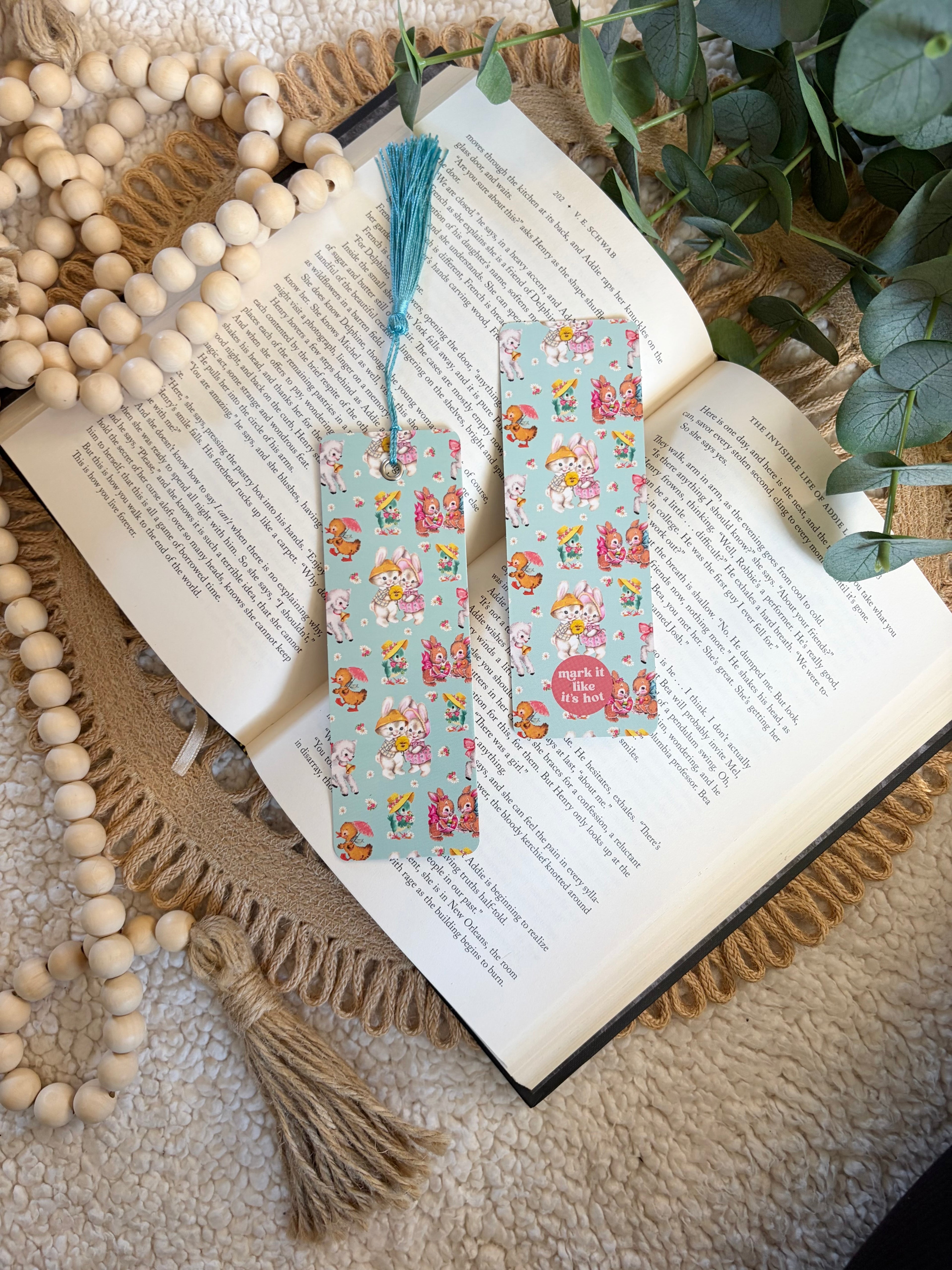 vintage animals bookmark